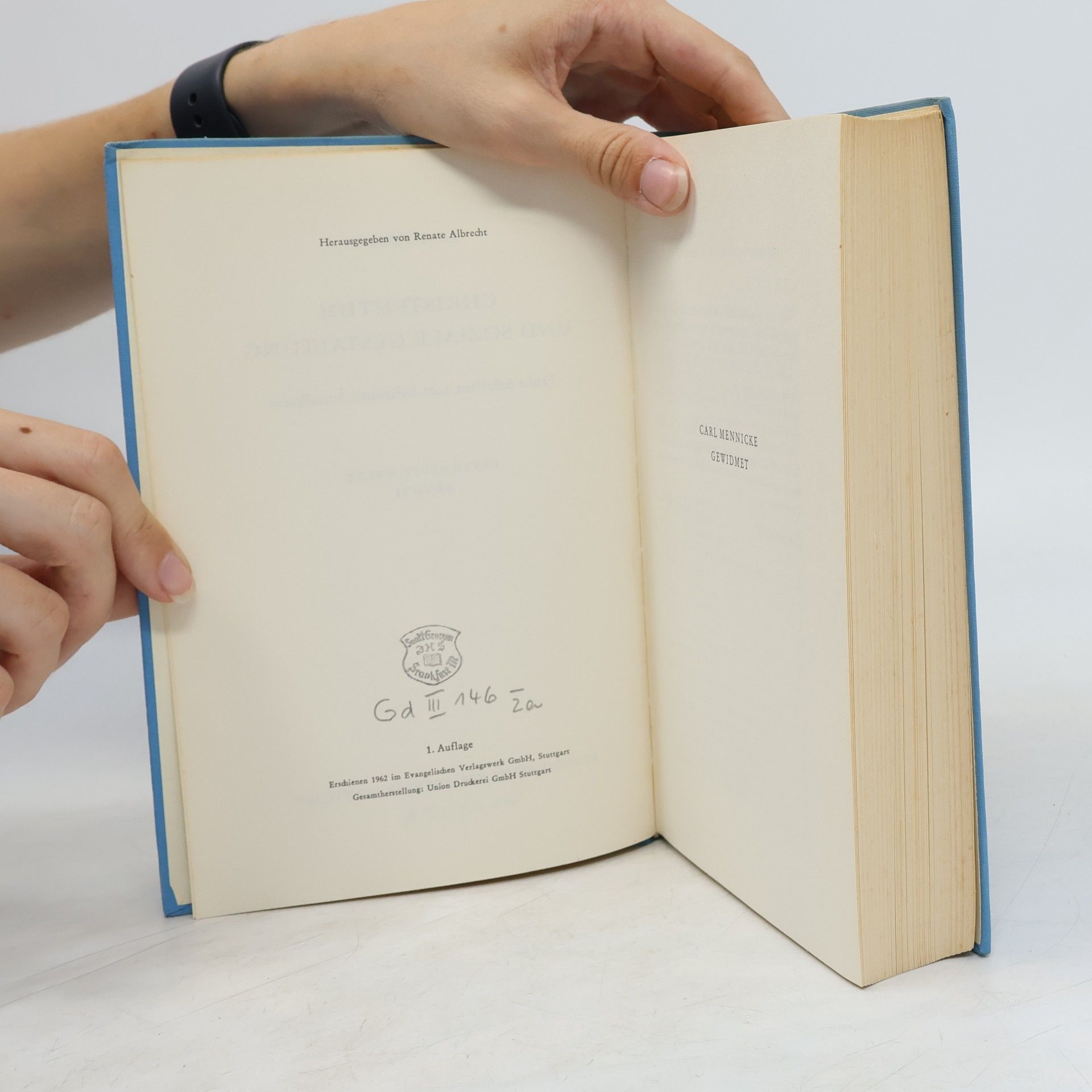 Paul Tillich Christentum und Soziale Gestaltung 2
