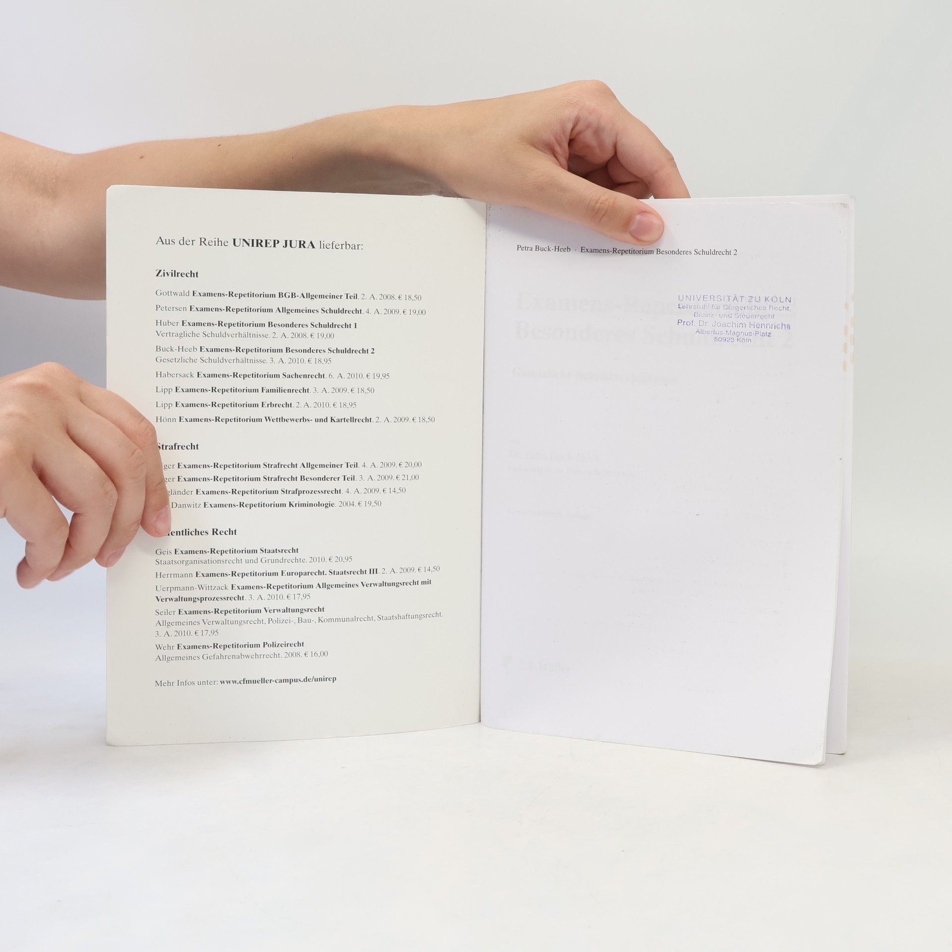 Petra Buck-Heeb Examens-Repetitorium Besonderes Schuldrecht 2
