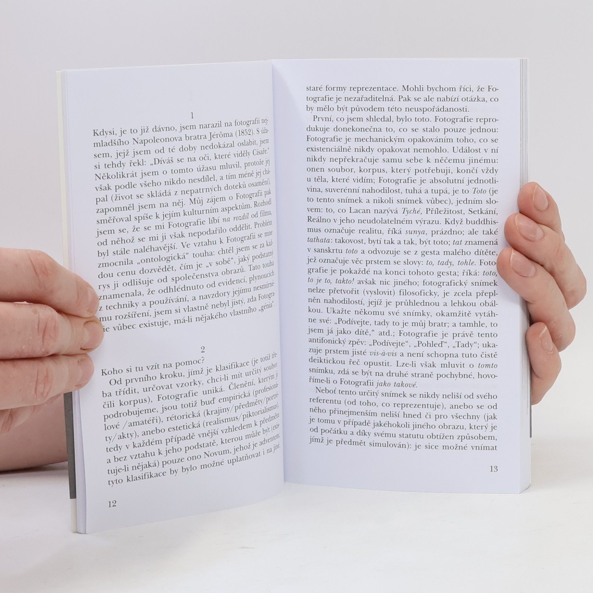 Roland Barthes Světlá komora. Poznámka k fotografii