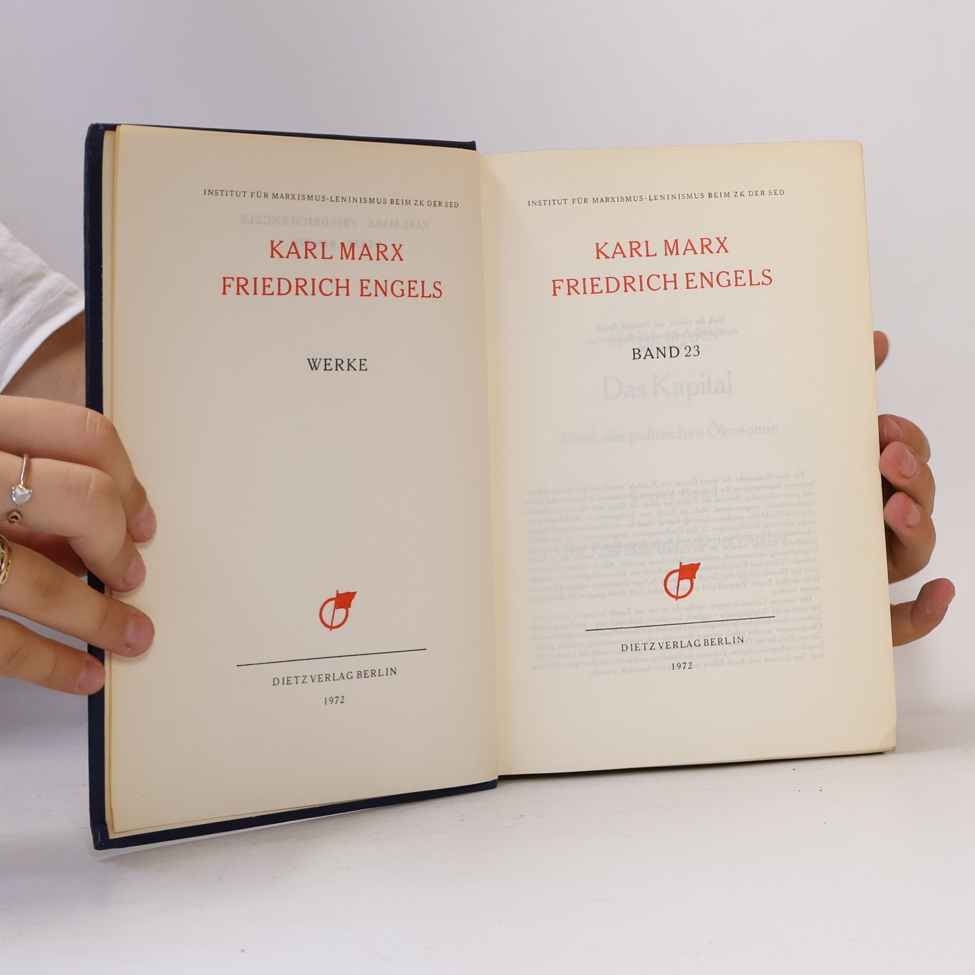 Karl Marx Amrx Engels Werke 23