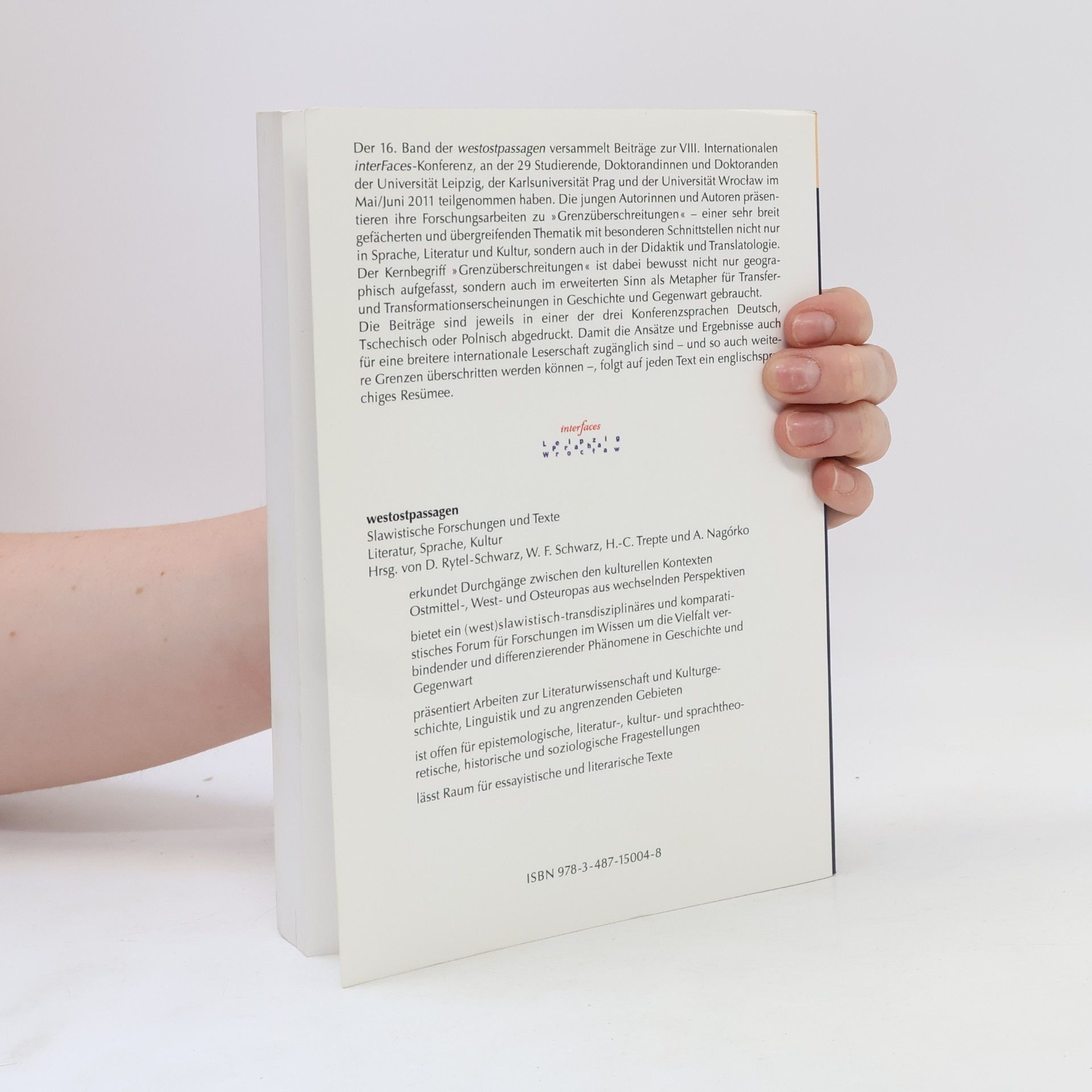 Julia Nesswetha Westost-Passagen: Slawistische Forschungen und Texte - 16: Grenzüberschreitungen