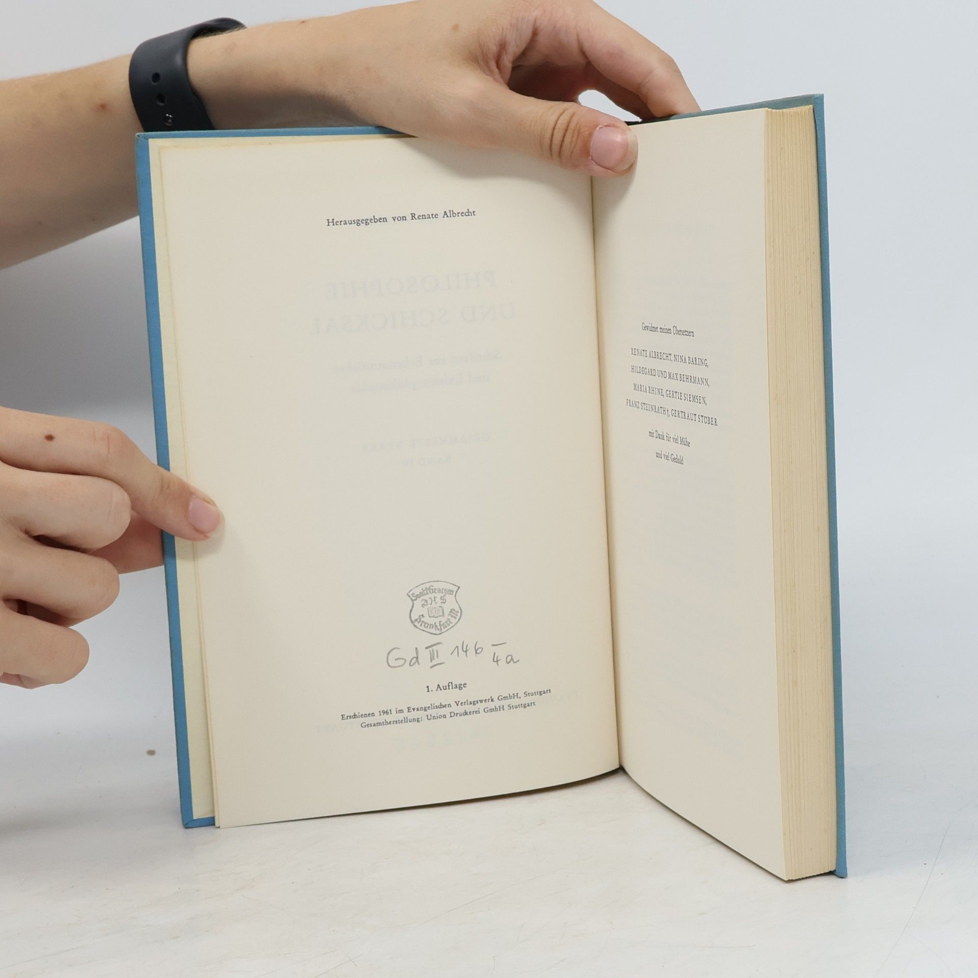 Paul Tillich Philosophie und Schicksal