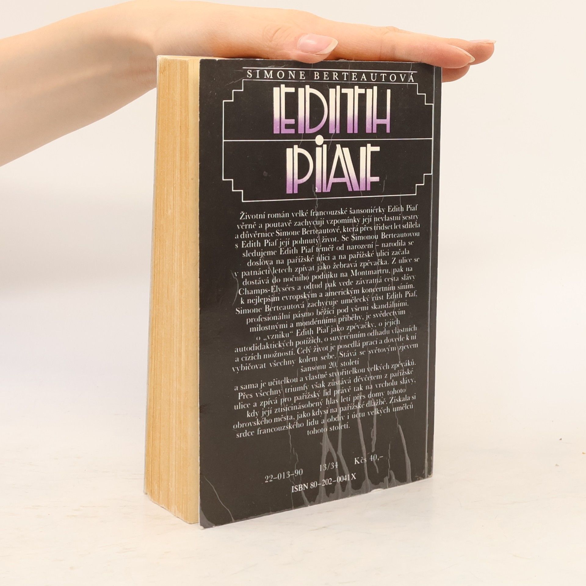 Marie Janů Edith Piaf