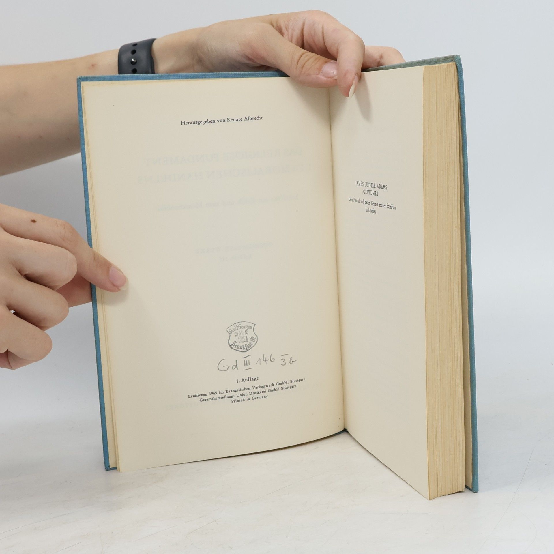 Paul Tillich Das religiöse Fundament des moralischen Handelns