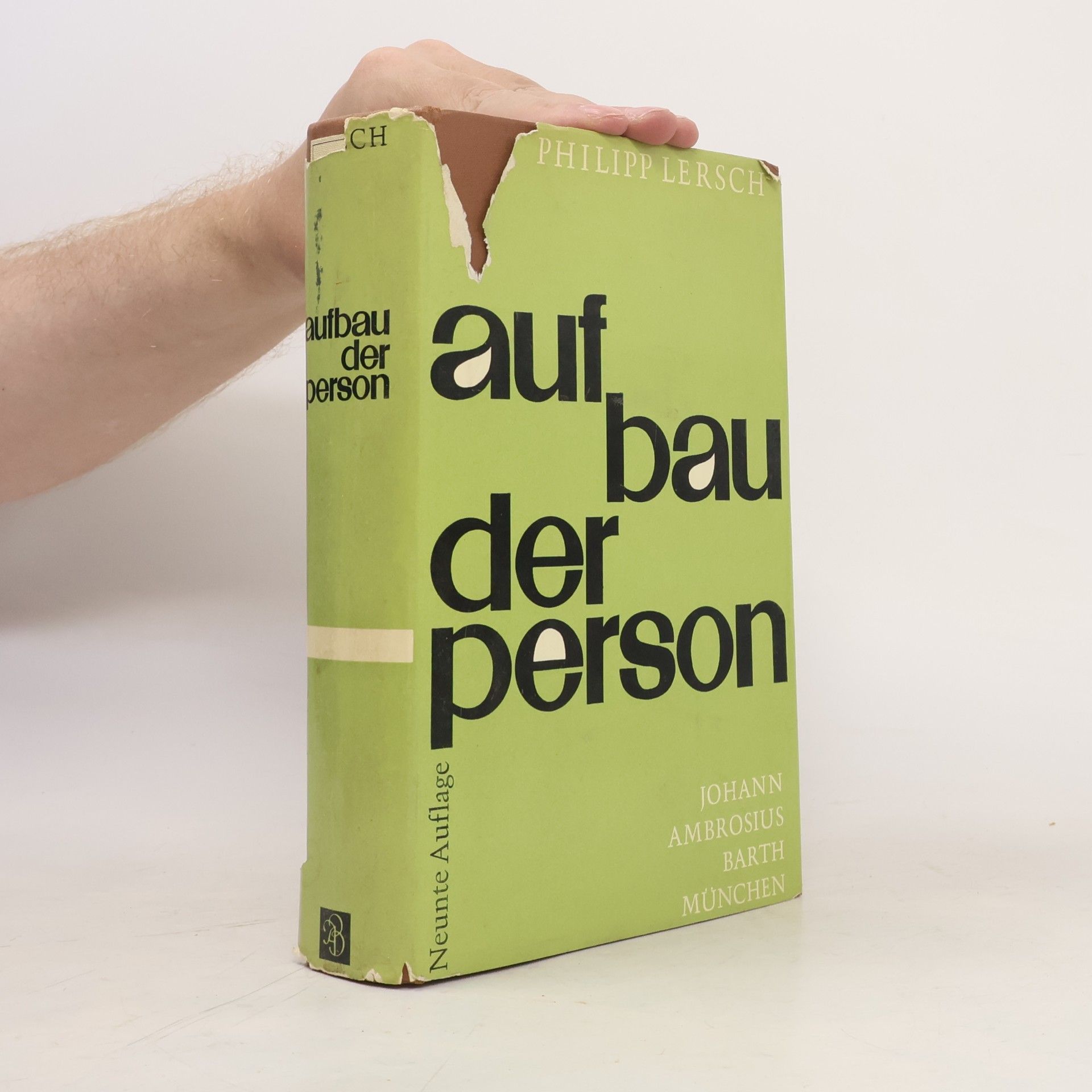Philipp Lersch Aufbau der Person