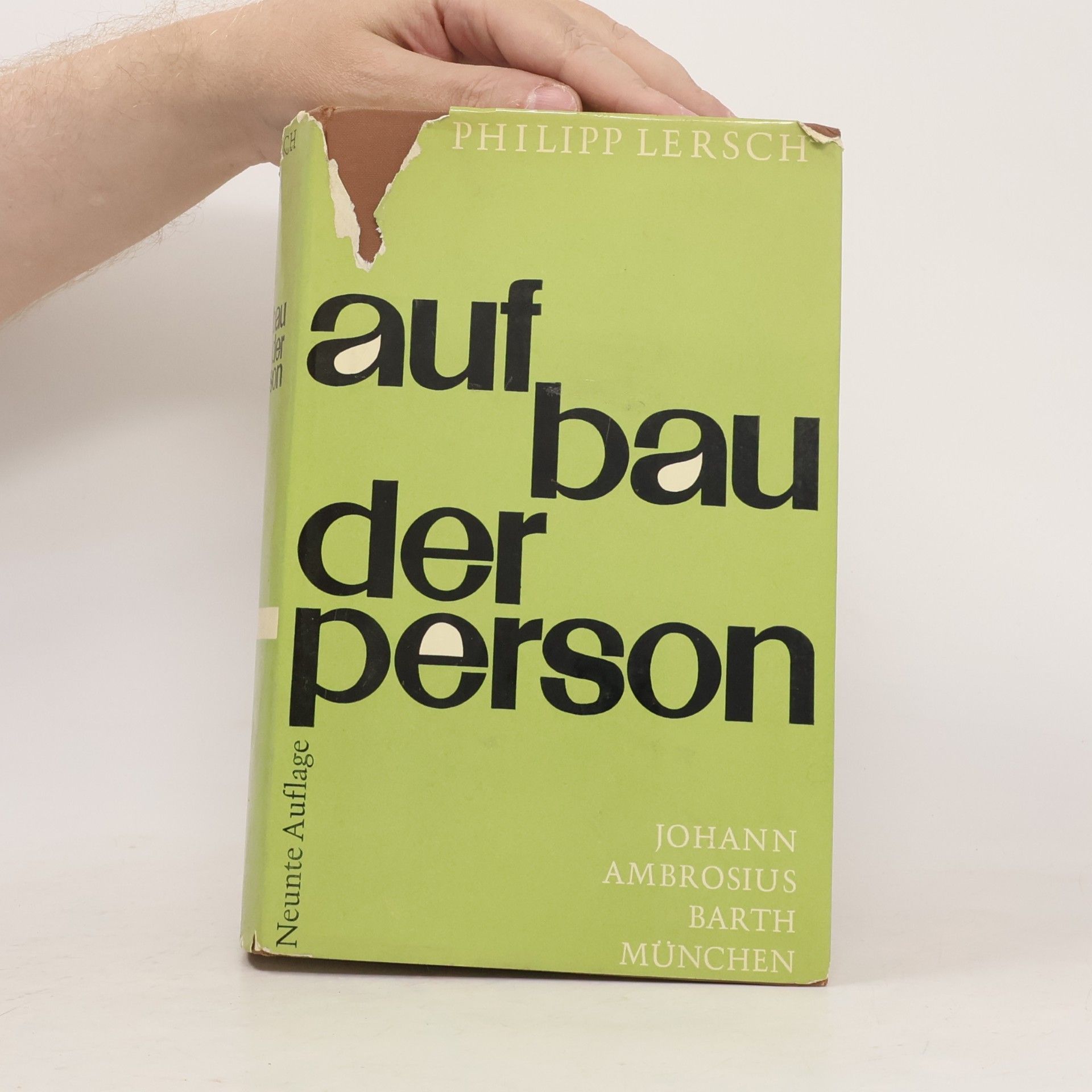 Philipp Lersch Aufbau der Person