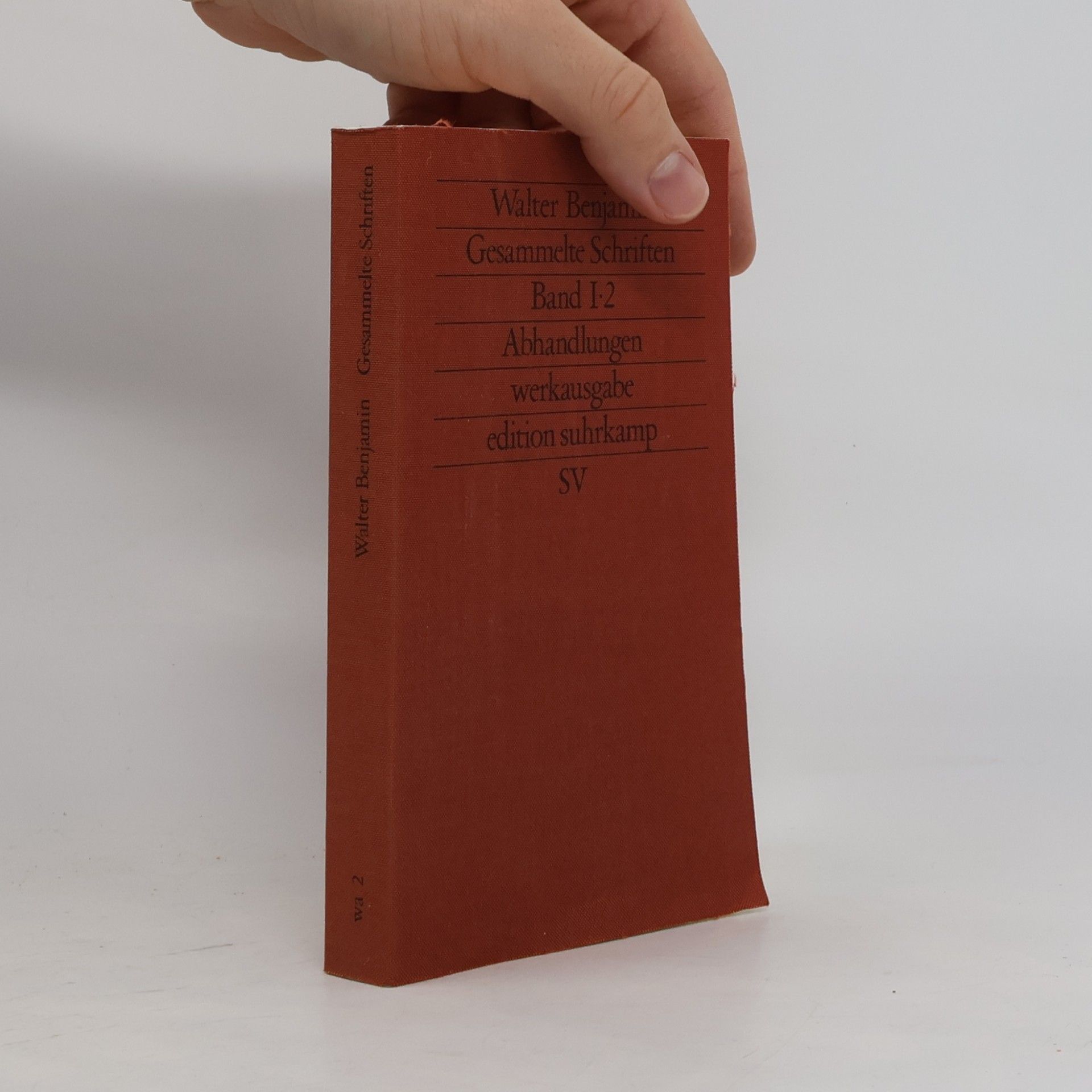 Walter Benjamin Gesammelte Schriften I.-2