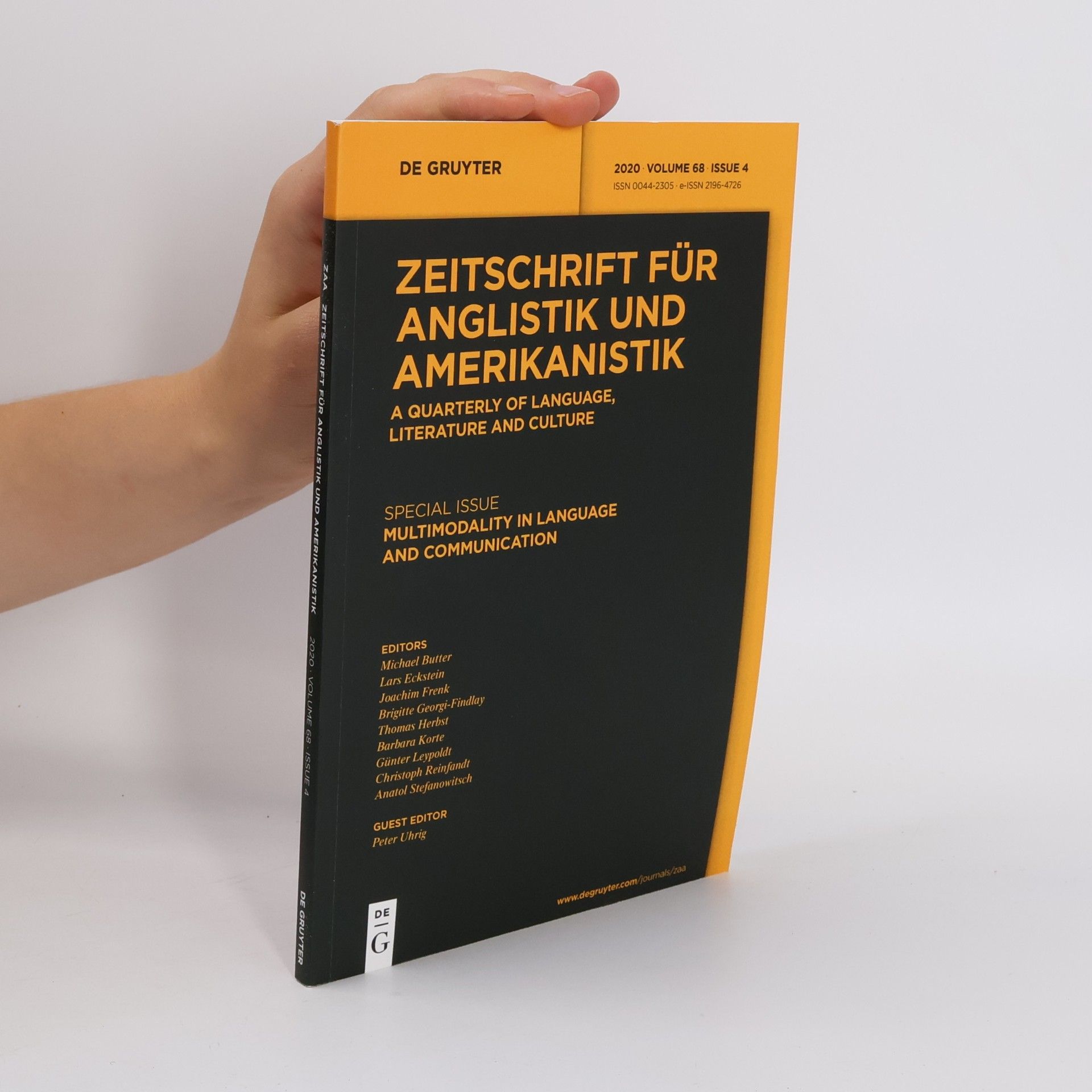 Collectif d'auteurs Zeitschrift für Anglistik und Amerikanistik 68
