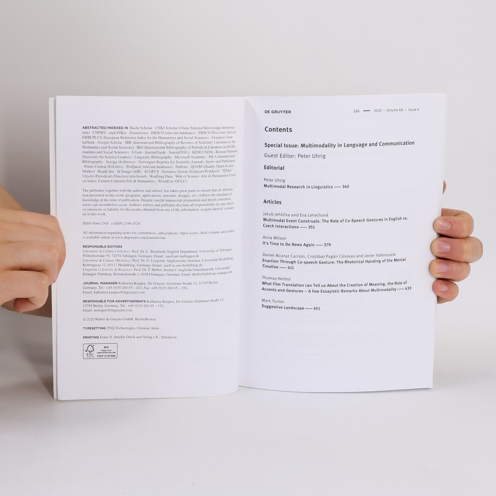 Collectif d'auteurs Zeitschrift für Anglistik und Amerikanistik 68