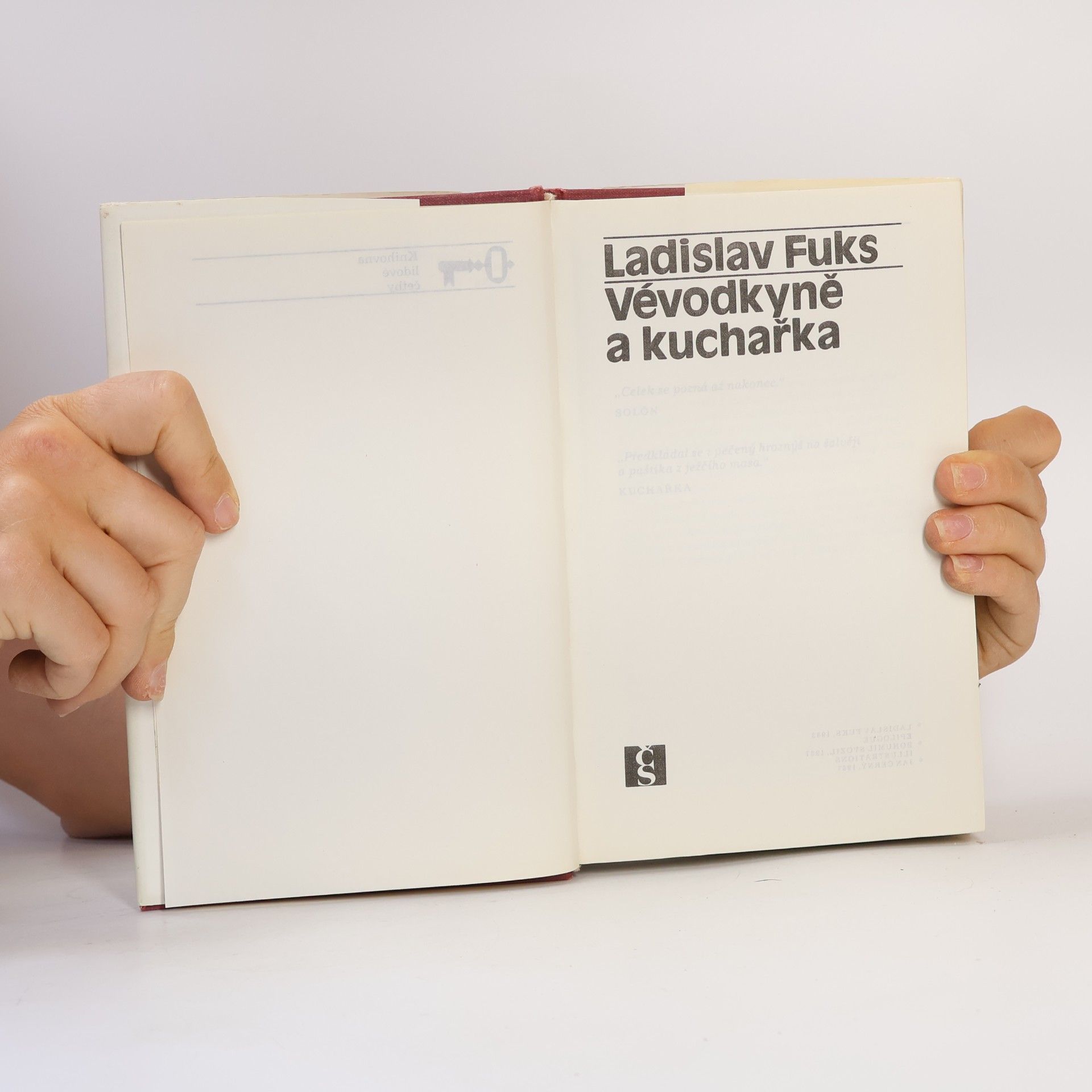 Ladislav Fuks Vévodkyně a kuchařka