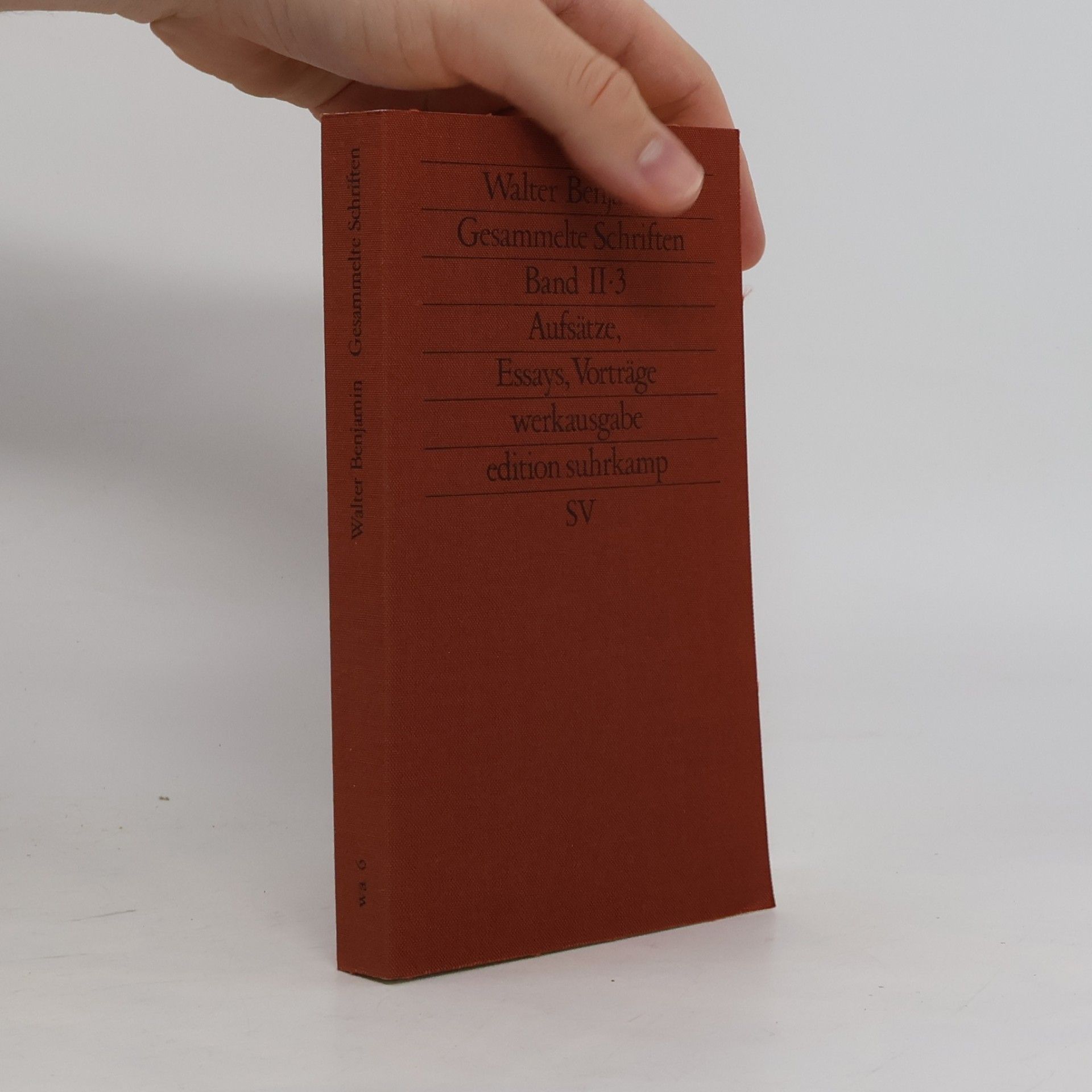Walter Benjamin Gesammelte Schriften Band II - 3