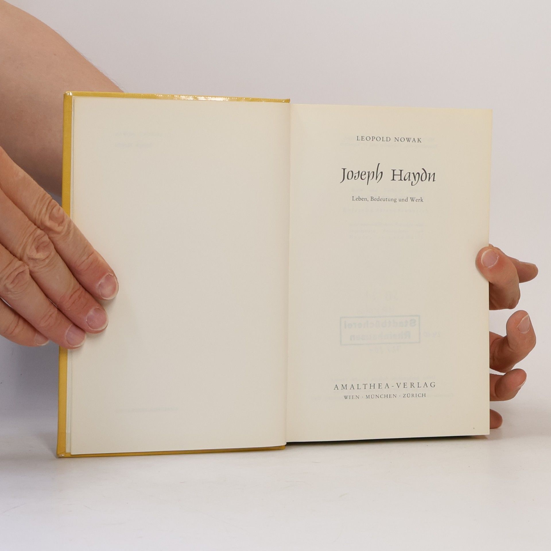 Leopold Nowak Joseph Haydn