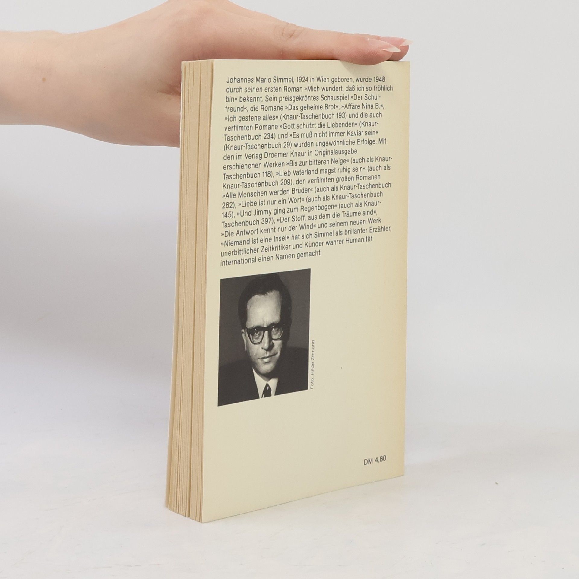 Johannes Mario Simmel Gott schützt die Liebenden