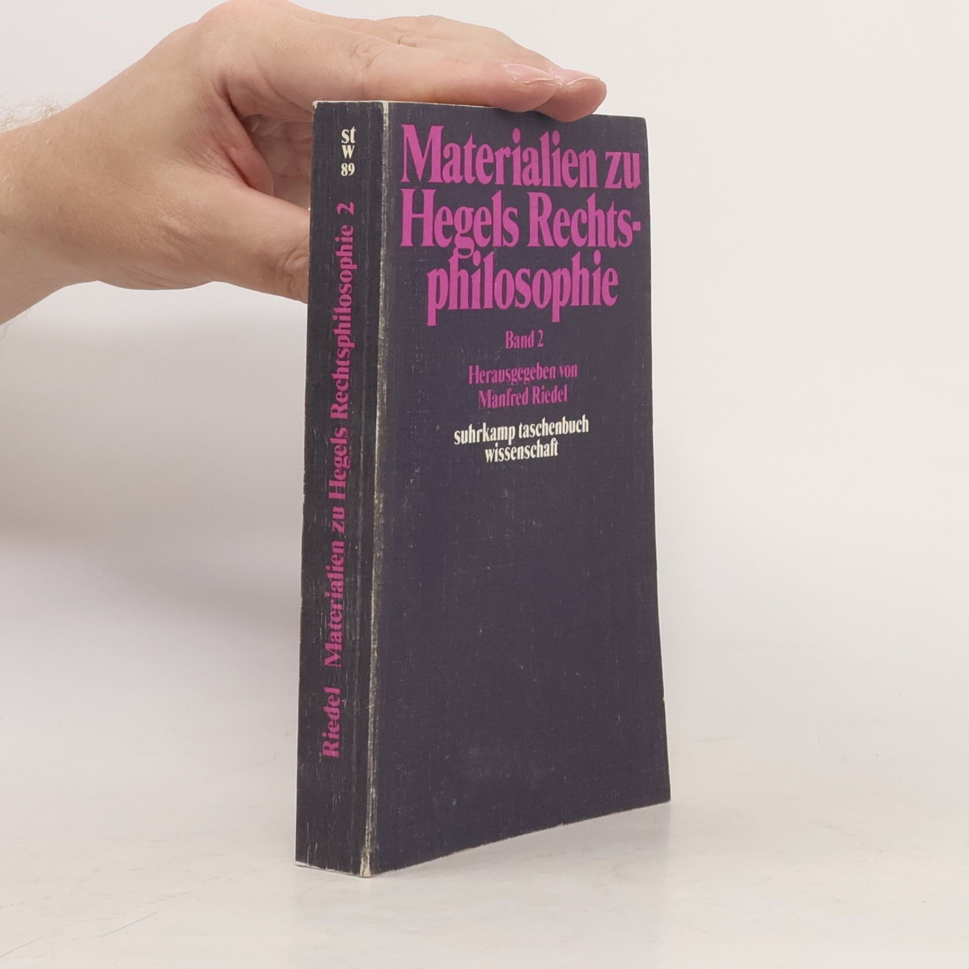 Materialien zu Hegels Rechtsphilosophie. Band 2.