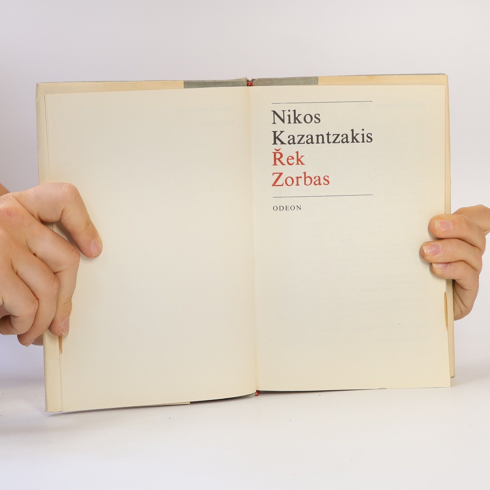 Nikos Kazantzakis Řek Zorbas