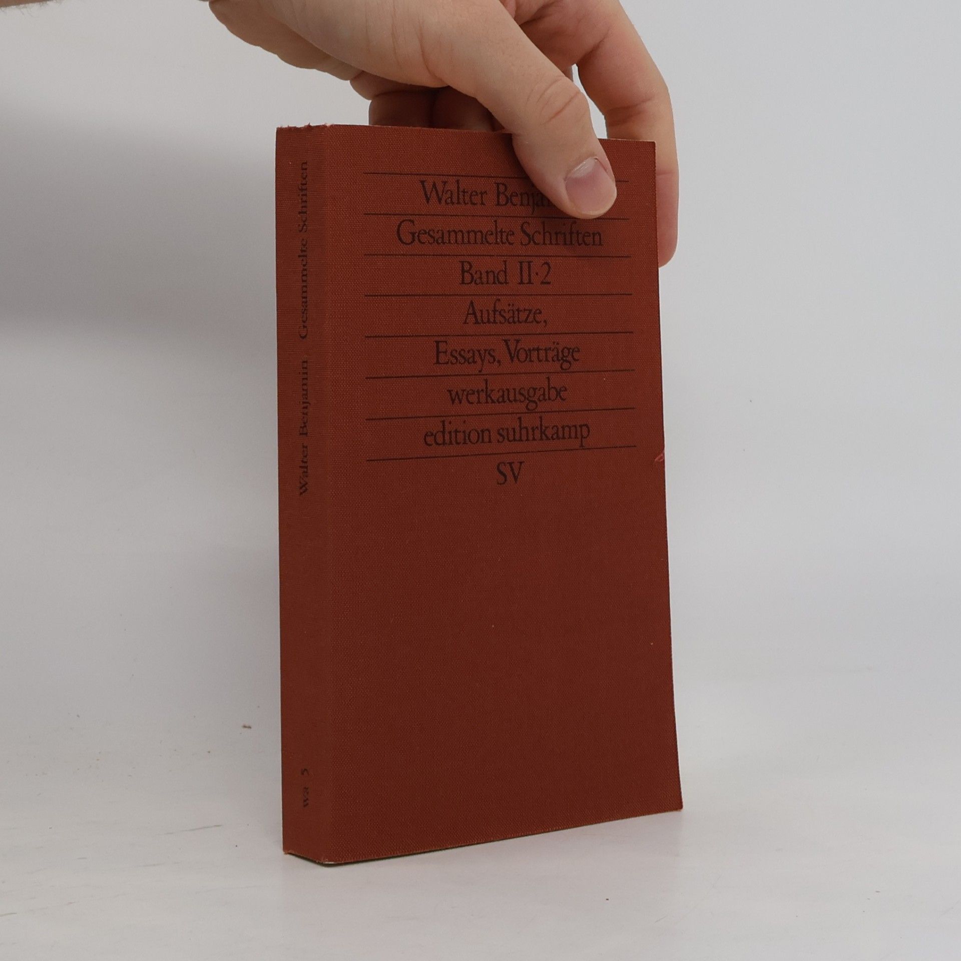 Walter Benjamin Gesammelte Schriften II.2