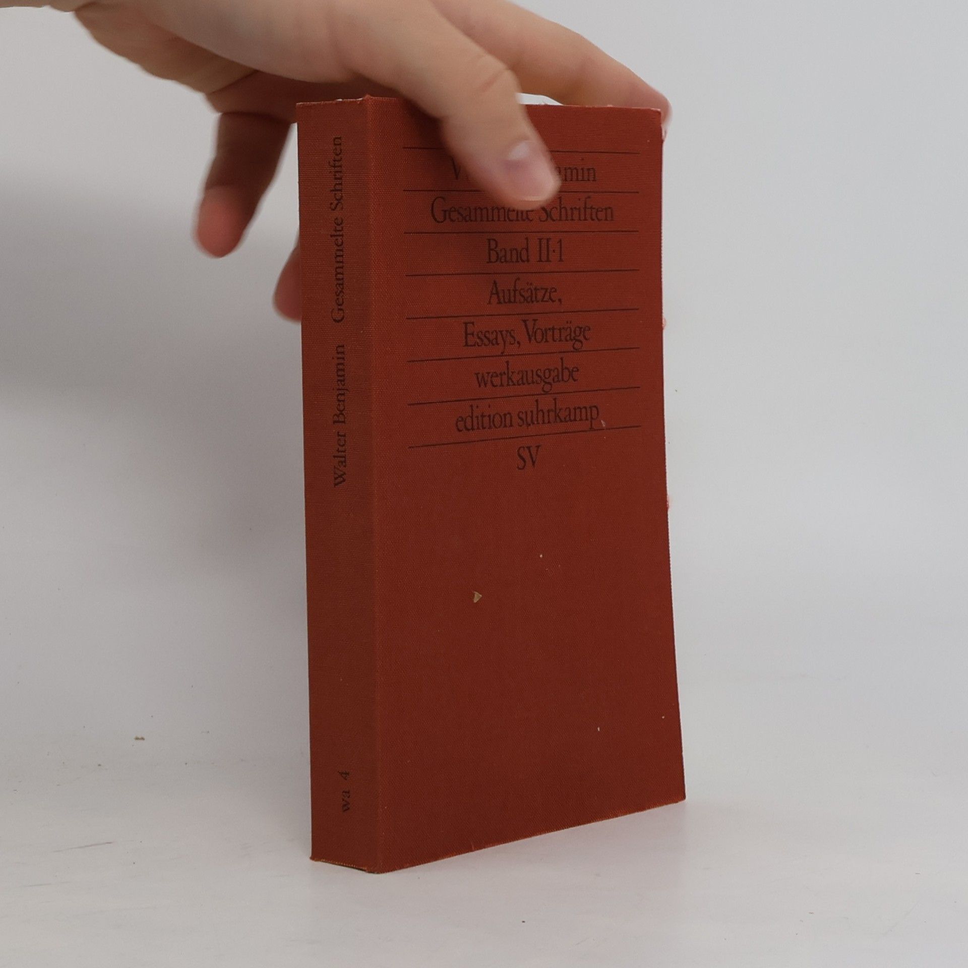 Walter Benjamin Gesammelte Schriften II.1