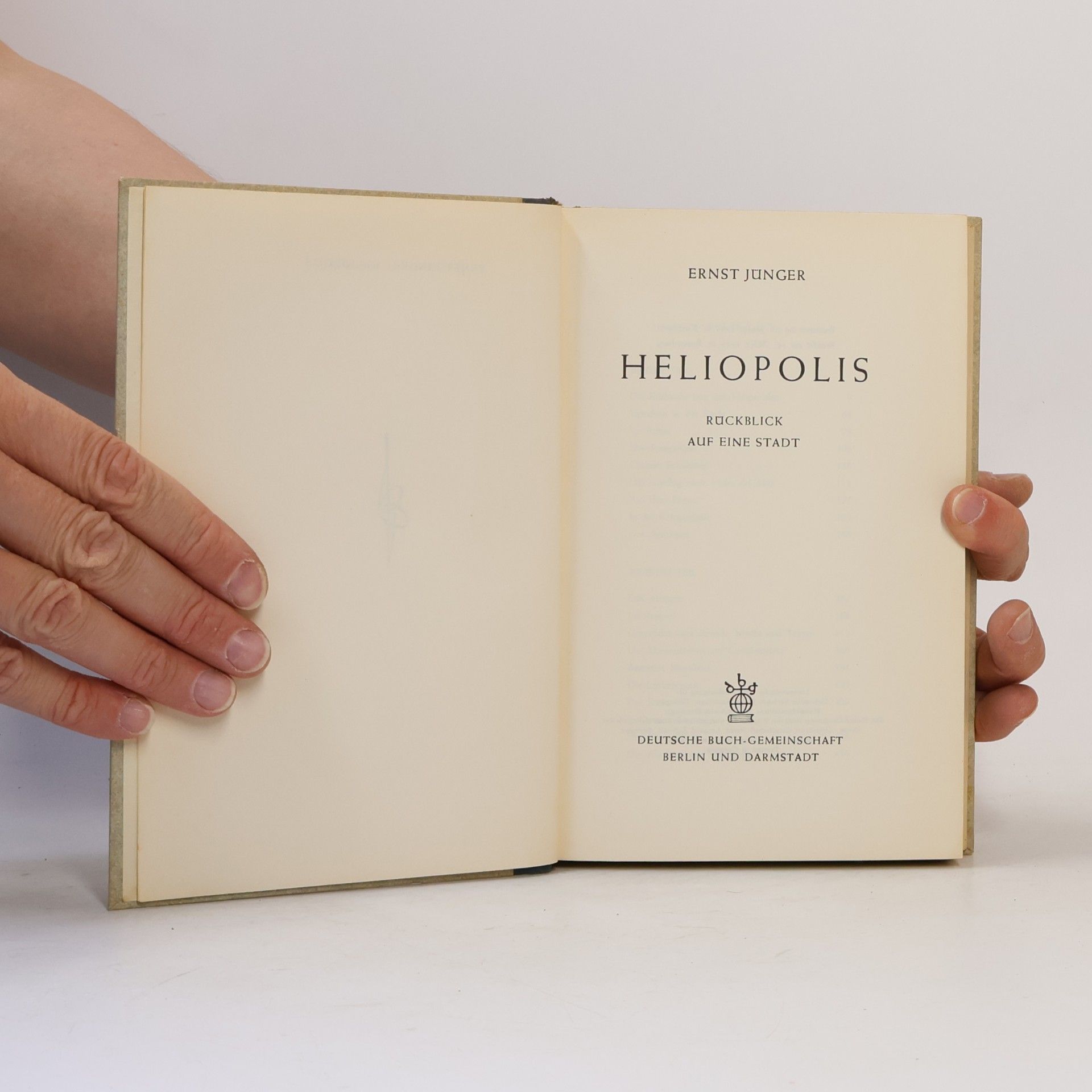 Ernst Jünger Heliopolis
