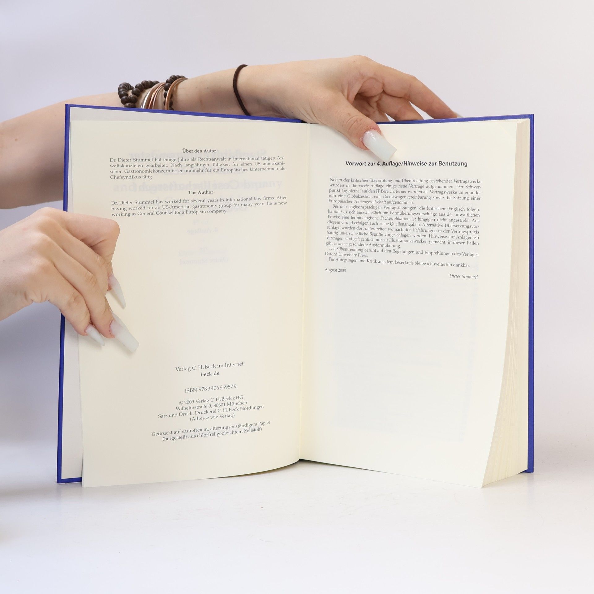 Dieter Stummel Standardvertragsmuster zum Handels- und Gesellschaftsrecht Deutsch-Englisch - 4. Auflage