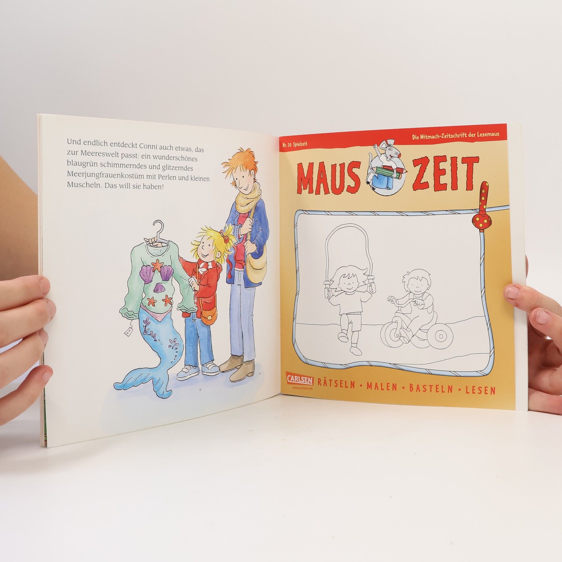 Liane Schneider Conni verkleidet sich