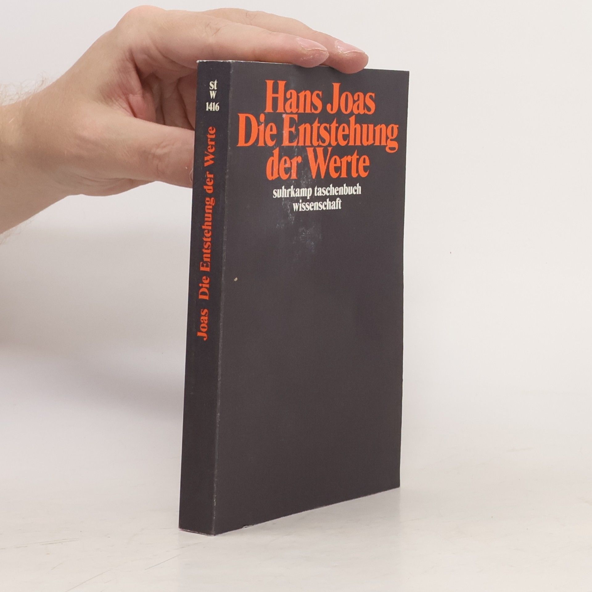 Hans Joas Die Entstehung der Werte