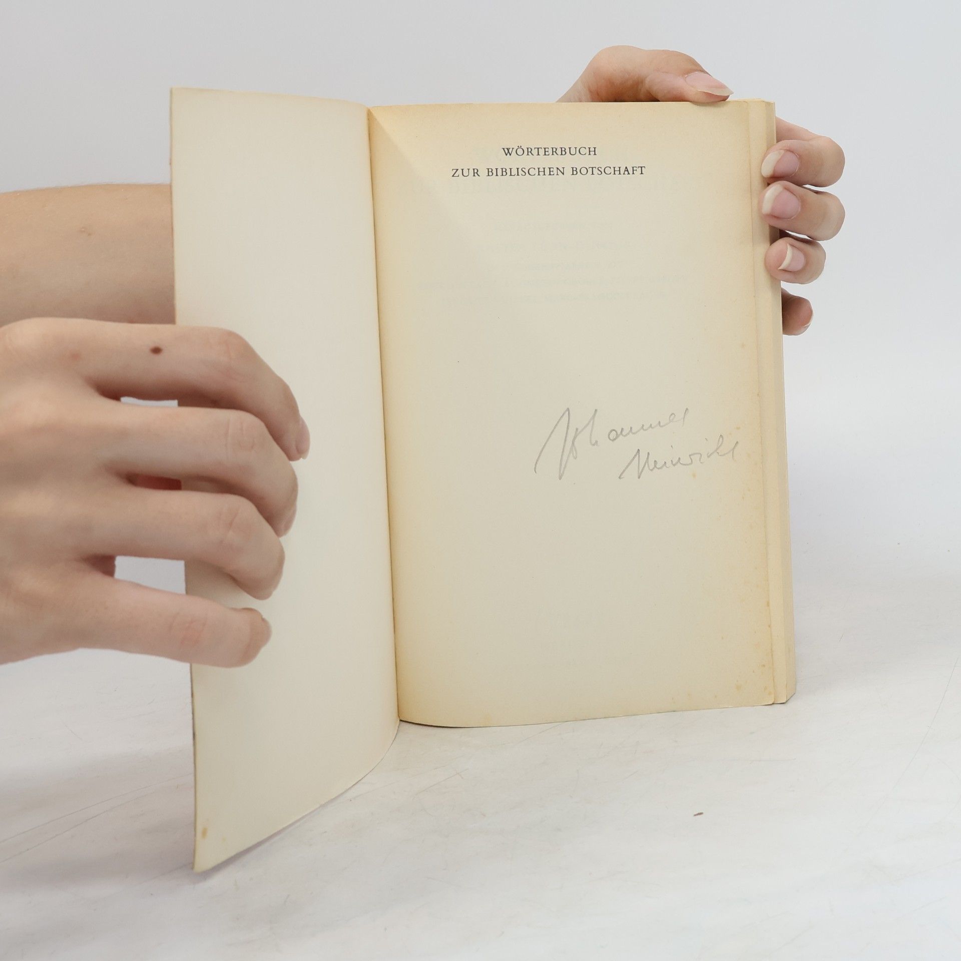 Xavier Léon Dufour Wörterbuch zur biblischen Botschaft