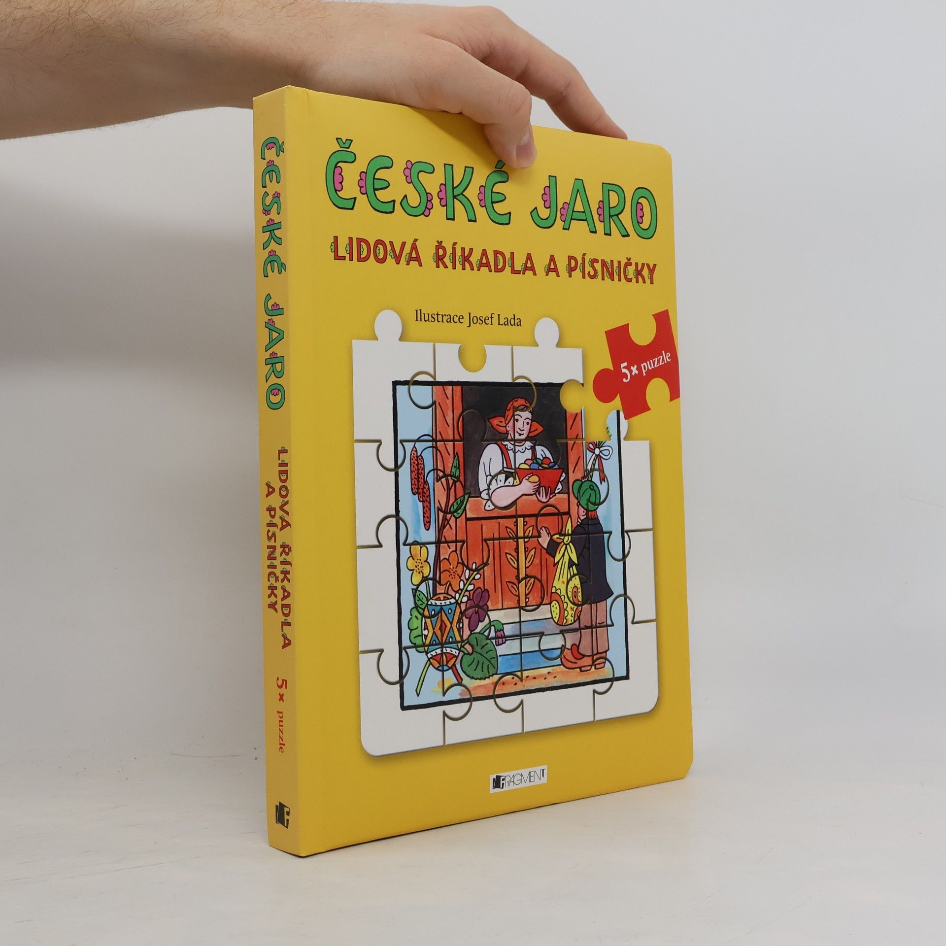 Josef Lada Lidová říkadla a písničky s puzzle - České jaro