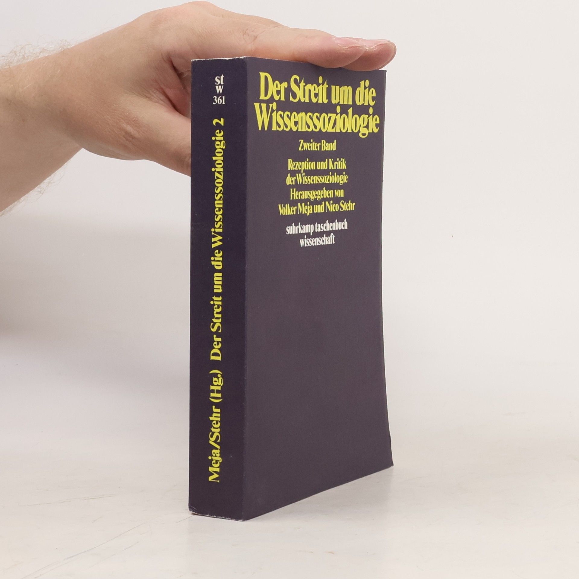 Der Streit um die Wissenssoziologie, in 2 Bdn.