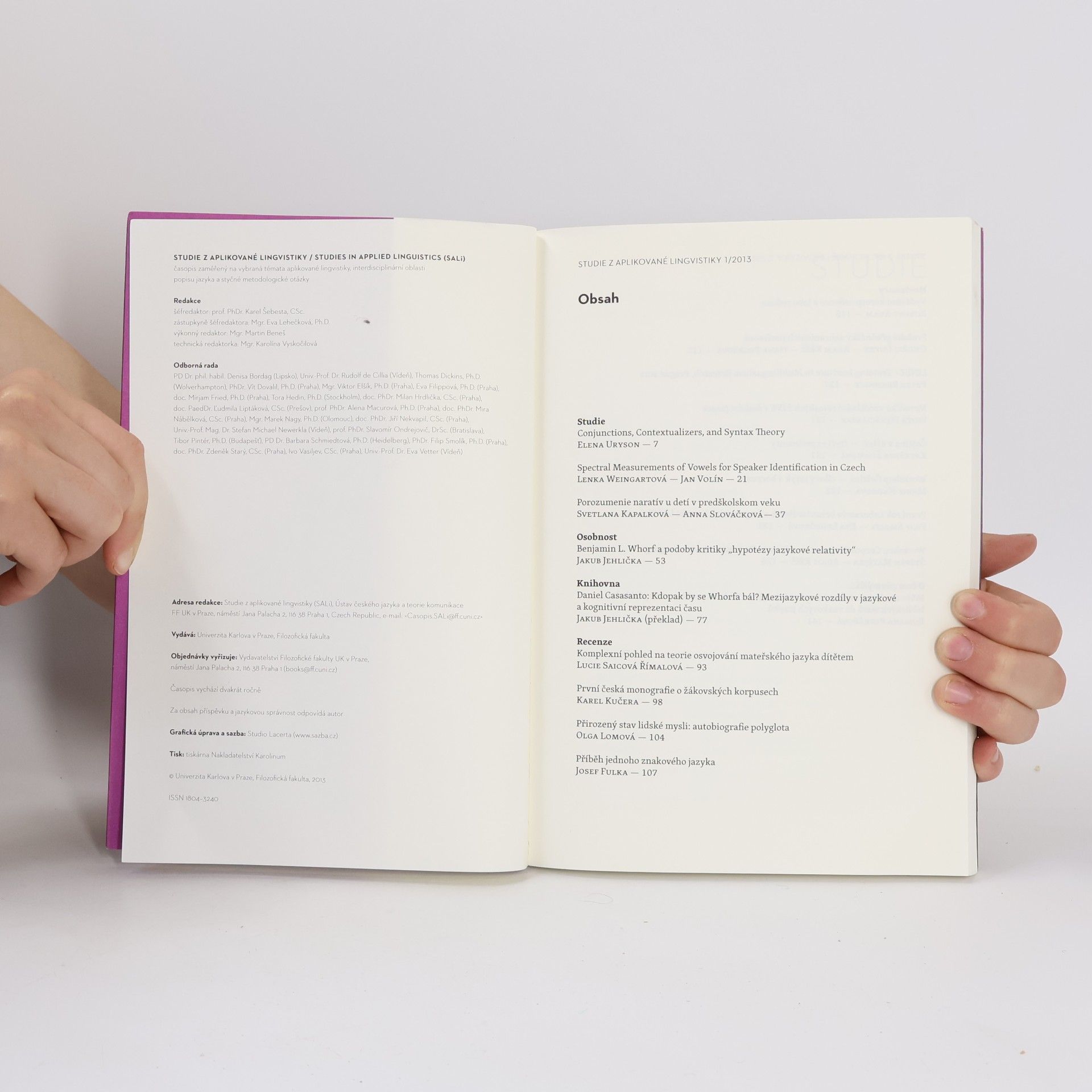 Autorenkollektiv Studie z aplikované lingvistiky 1/2013