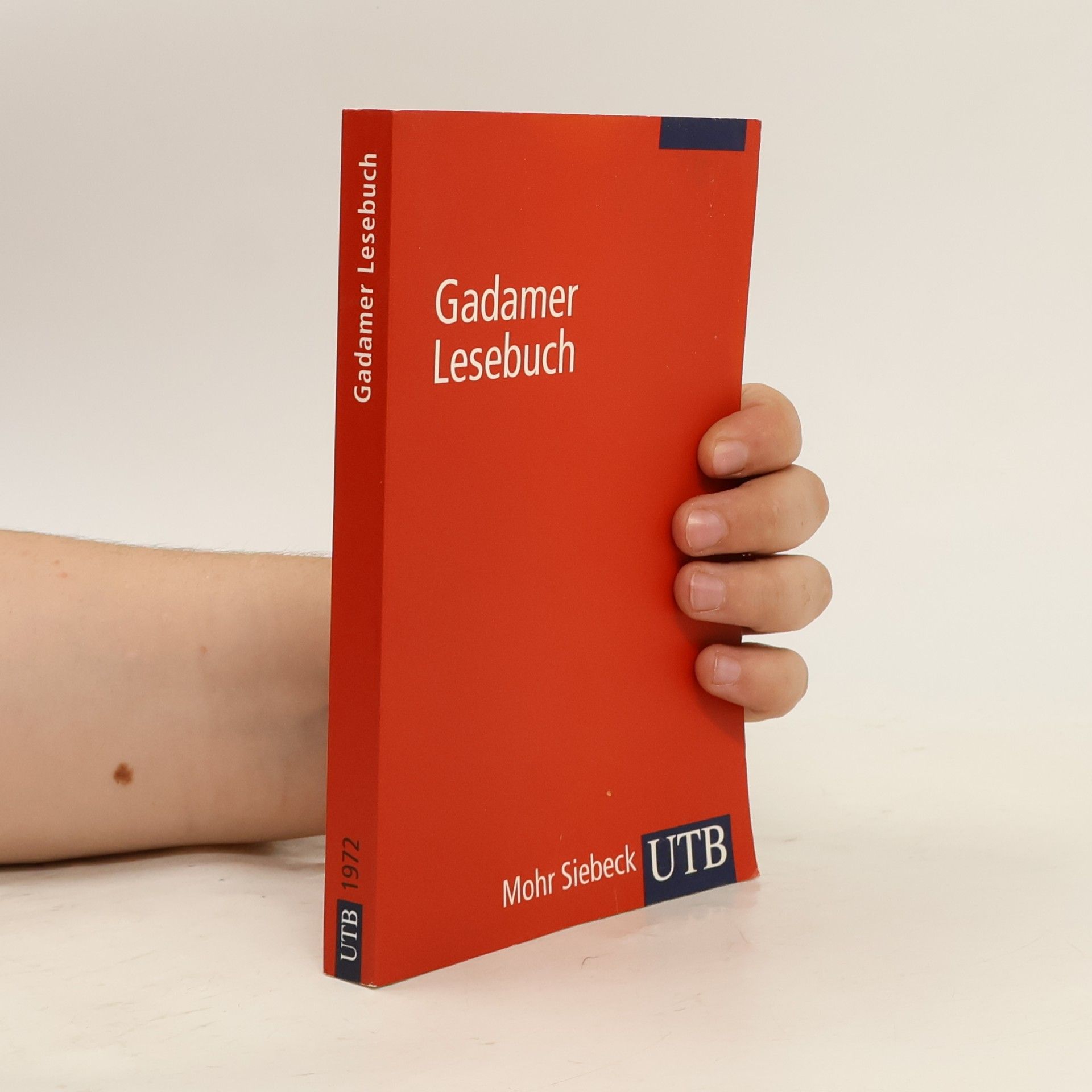 Jean Grondin UTB - 1972: Gadamer Lesebuch