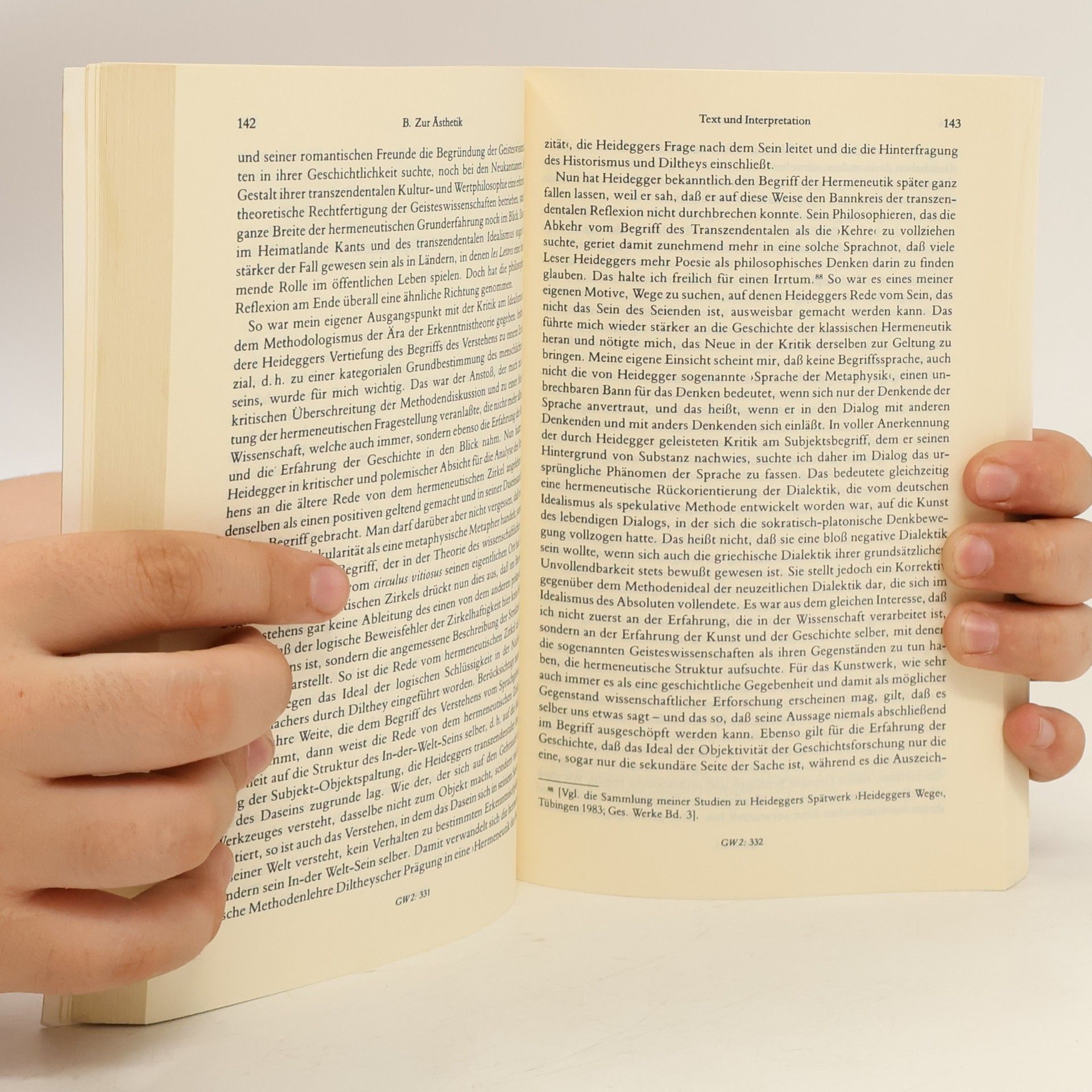 Hans-Georg Gadamer UTB - 1972: Gadamer Lesebuch