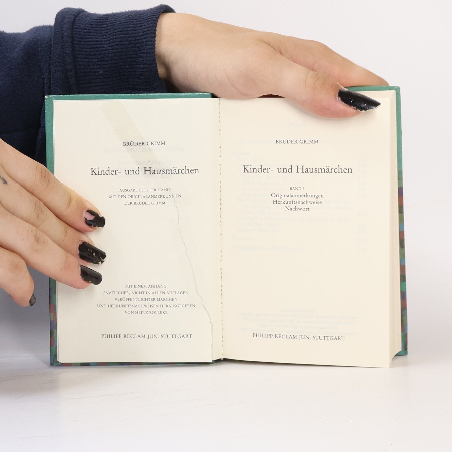 Jacob Grimm Bruder Grimm Kinder- Und Hausmärchen 1- 3