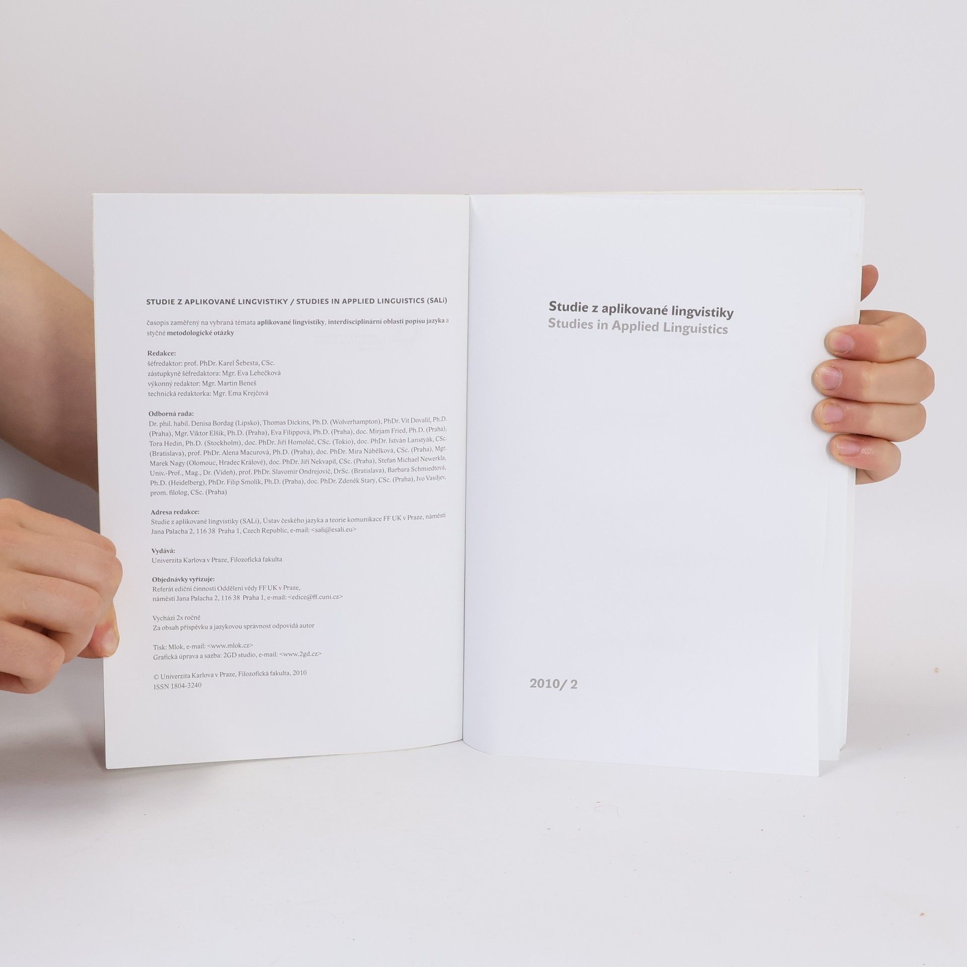 Kolektiv autorů Studie z aplikované lingvistiky 2/2010