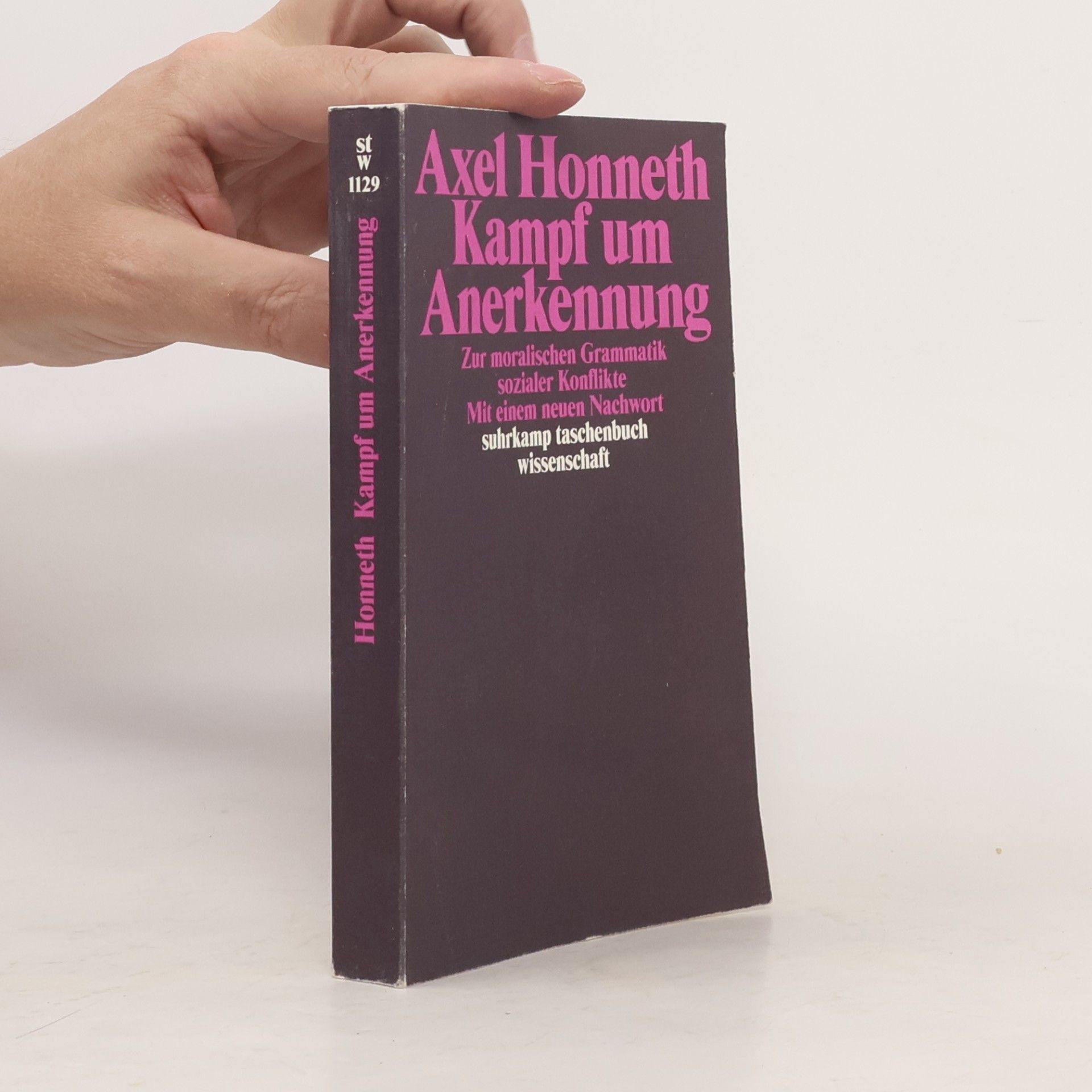 Axel Honneth Kampf um Anerkennung