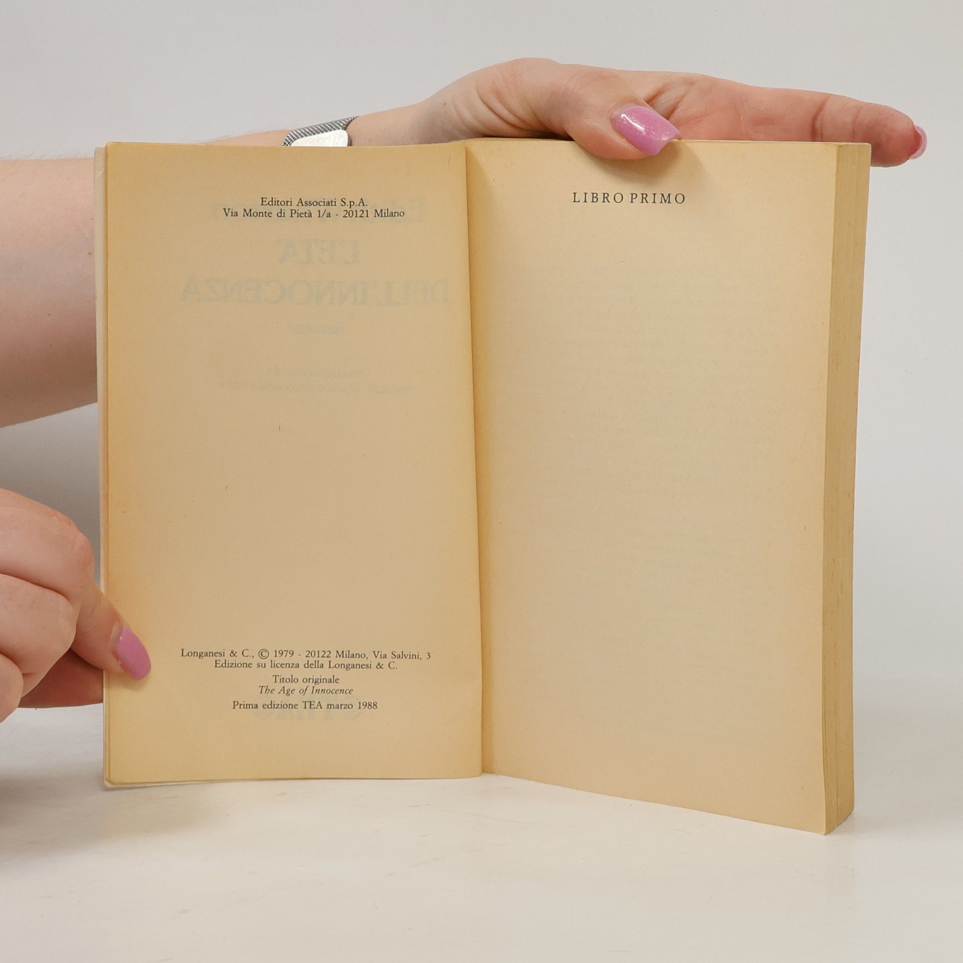 Edith Wharton TEA - 15: L'età dell'innocenza