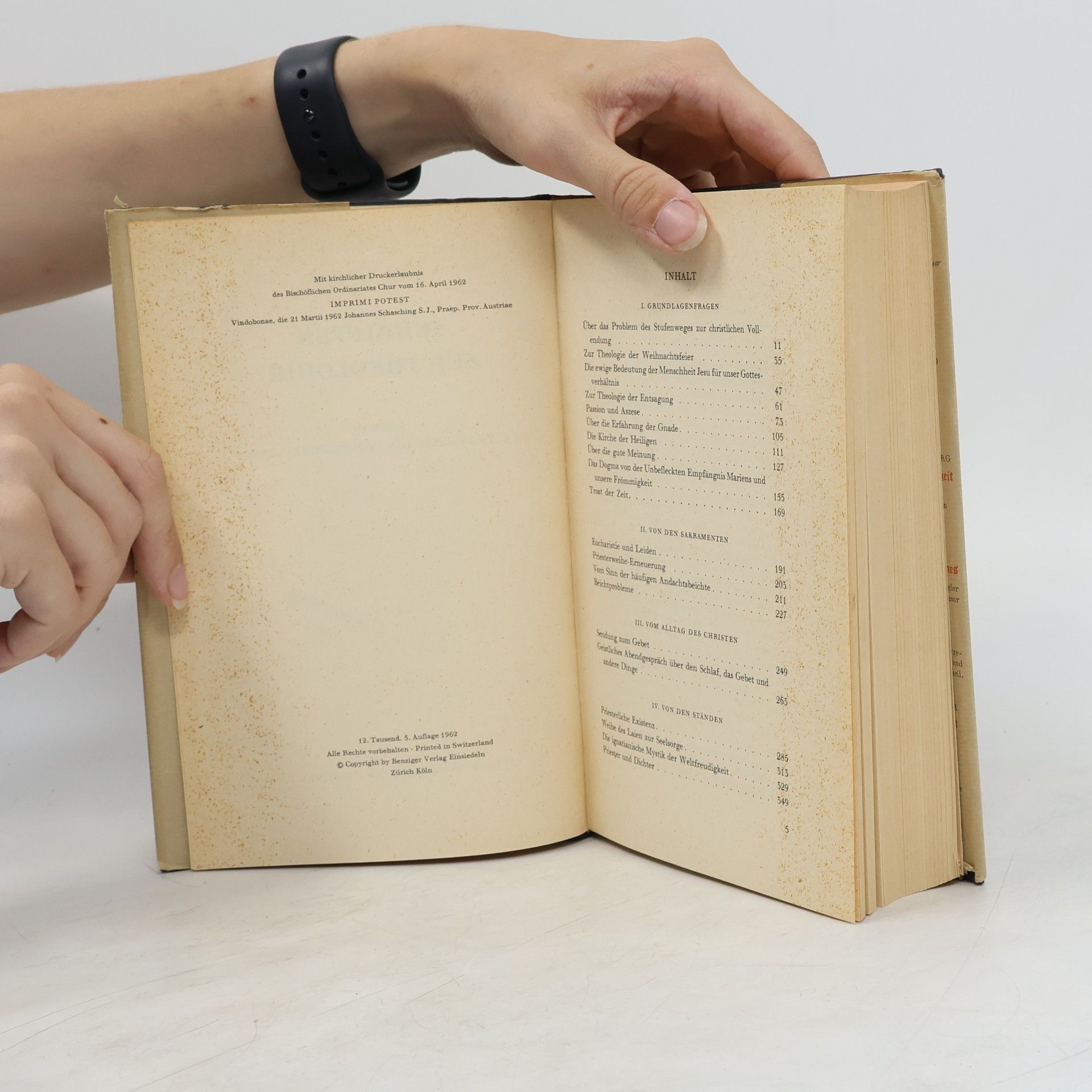 Hugo Rahner Schriften zur Theologie III