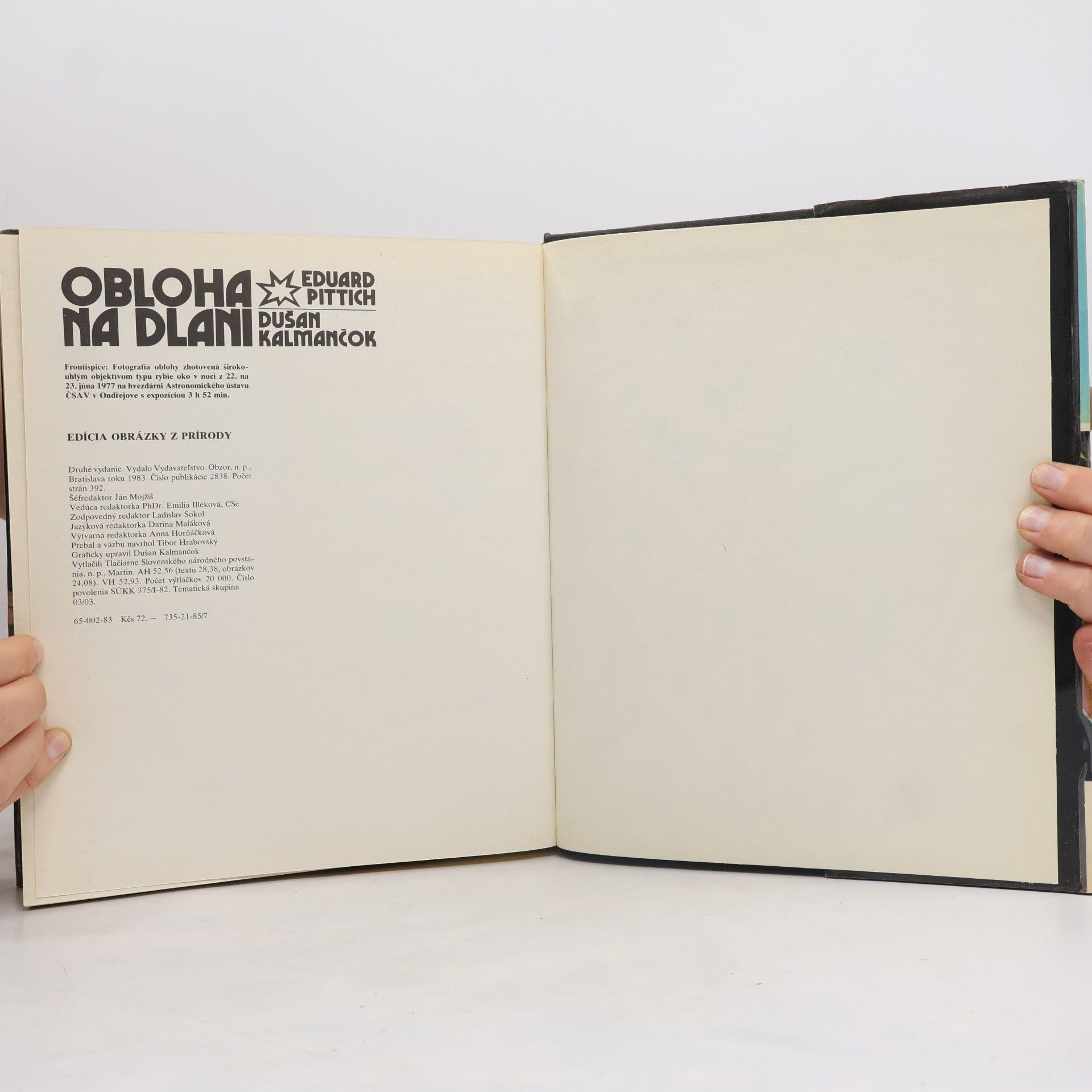 Eduard Pittich Obloha na dlani