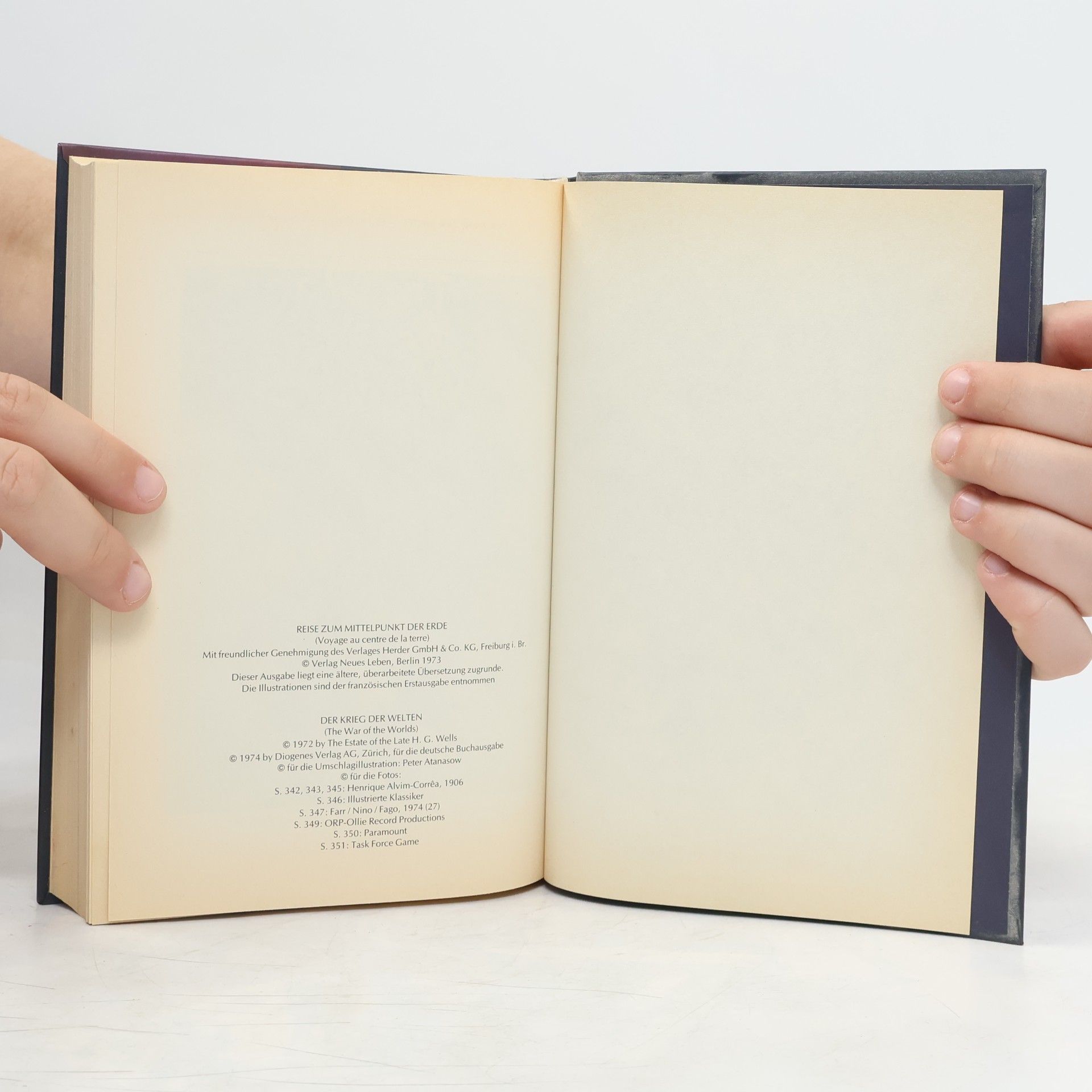 Jules Verne Reise zum Mittelpunkt der Erde. Der Krieg der Welten