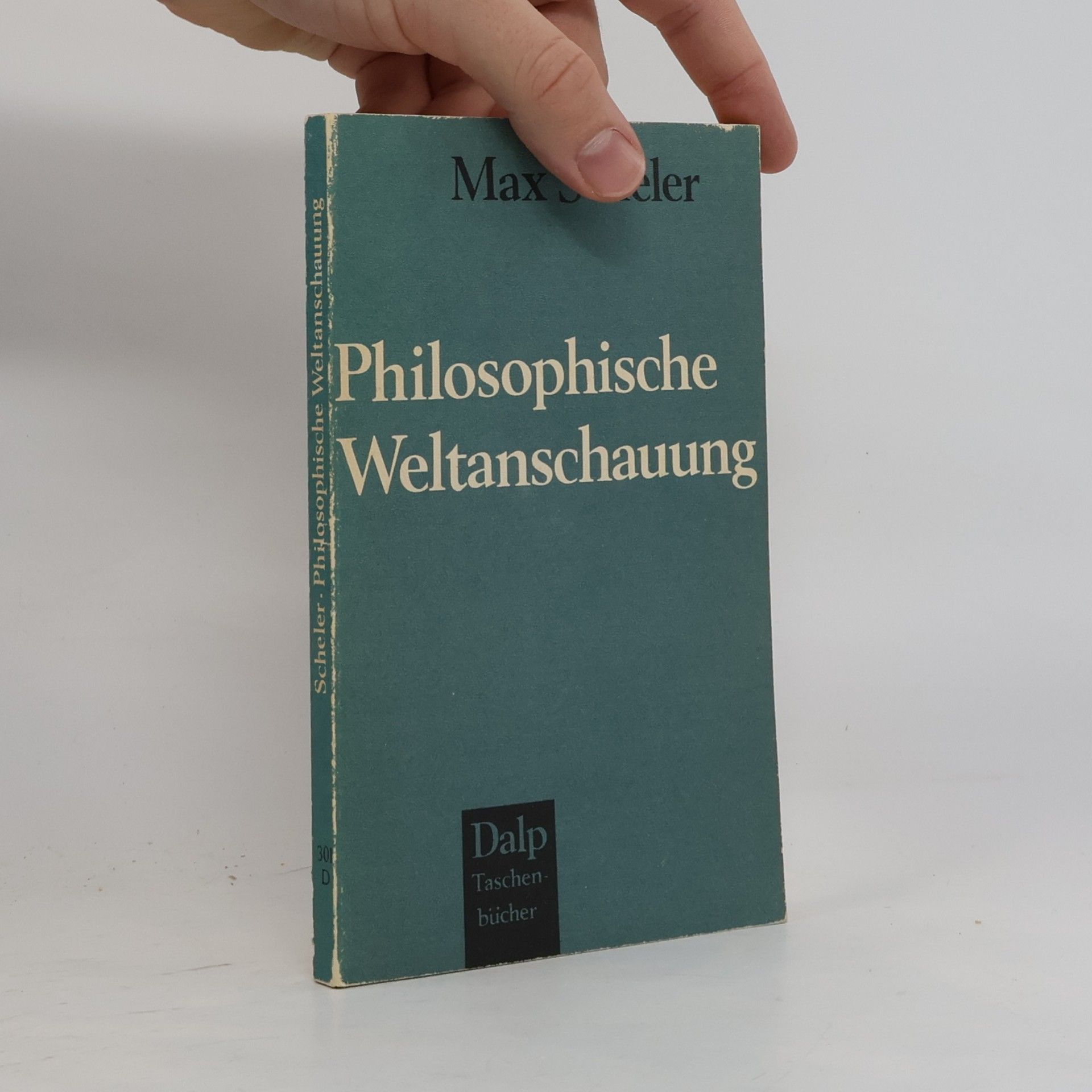 Max Scheler Philosophische Weltanschauung