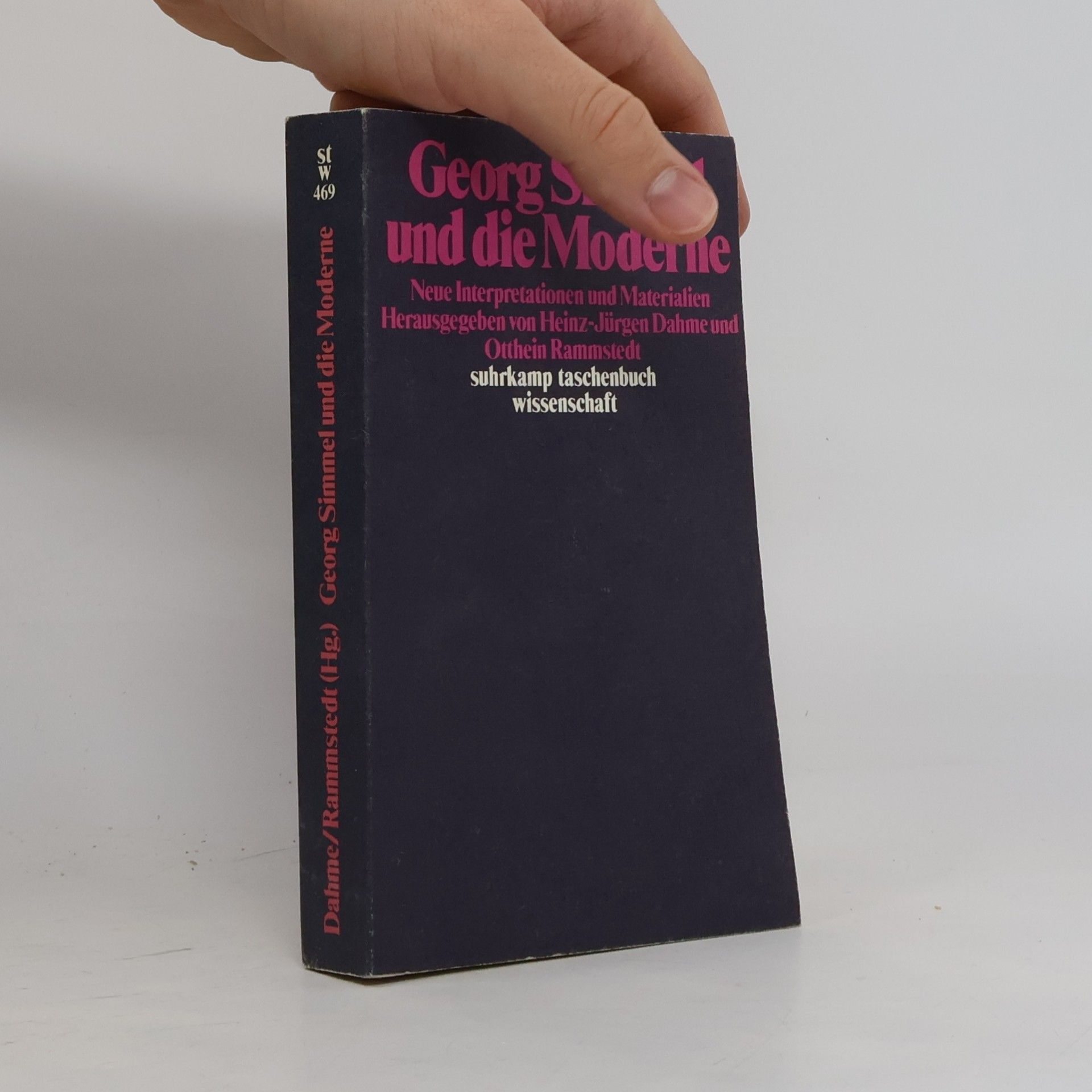 Suhrkamp Taschenbuch Wissenschaft - 469: Georg Simmel und die Moderne