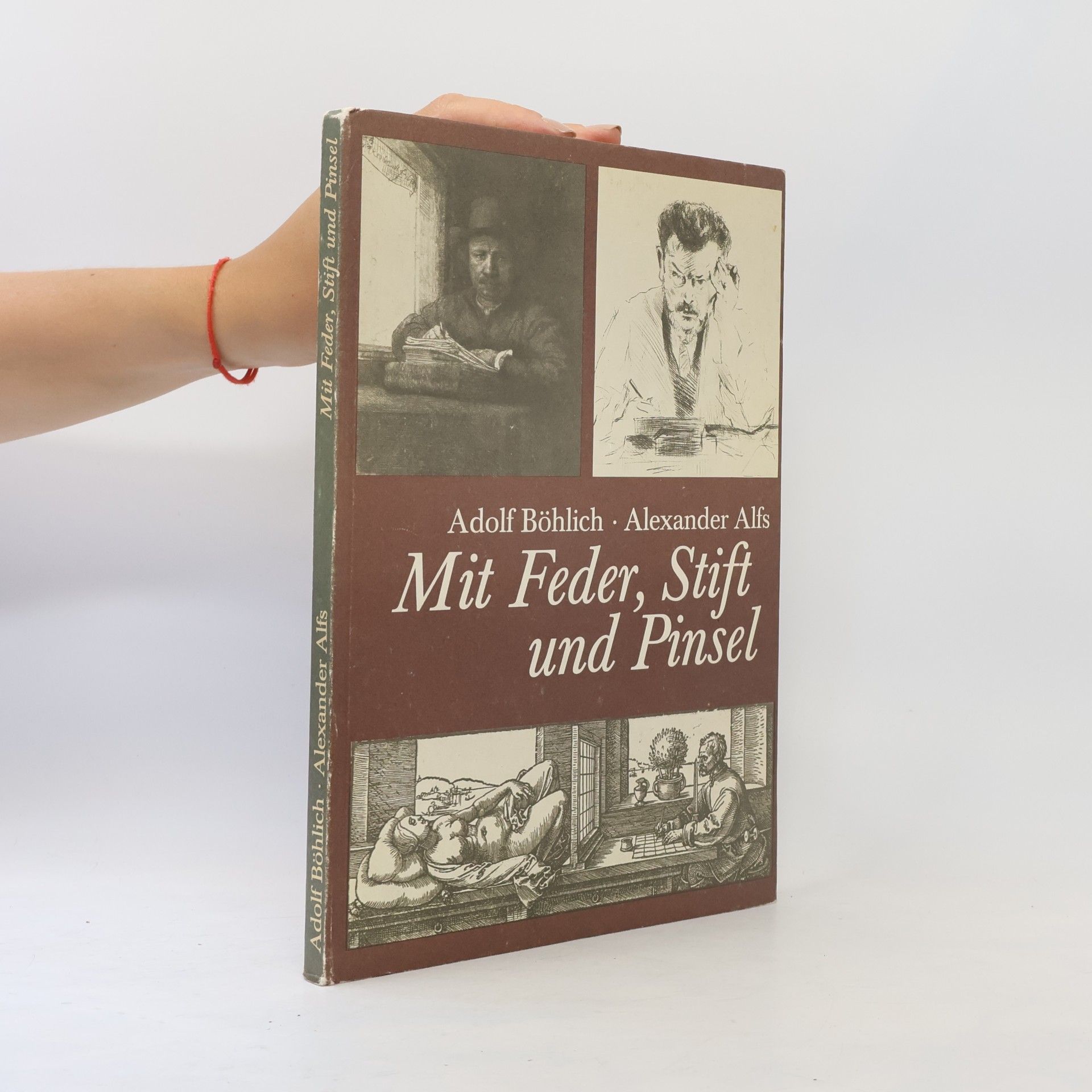 Alexander Alfs Mit Feder, Stift und Pinsel auf Papier