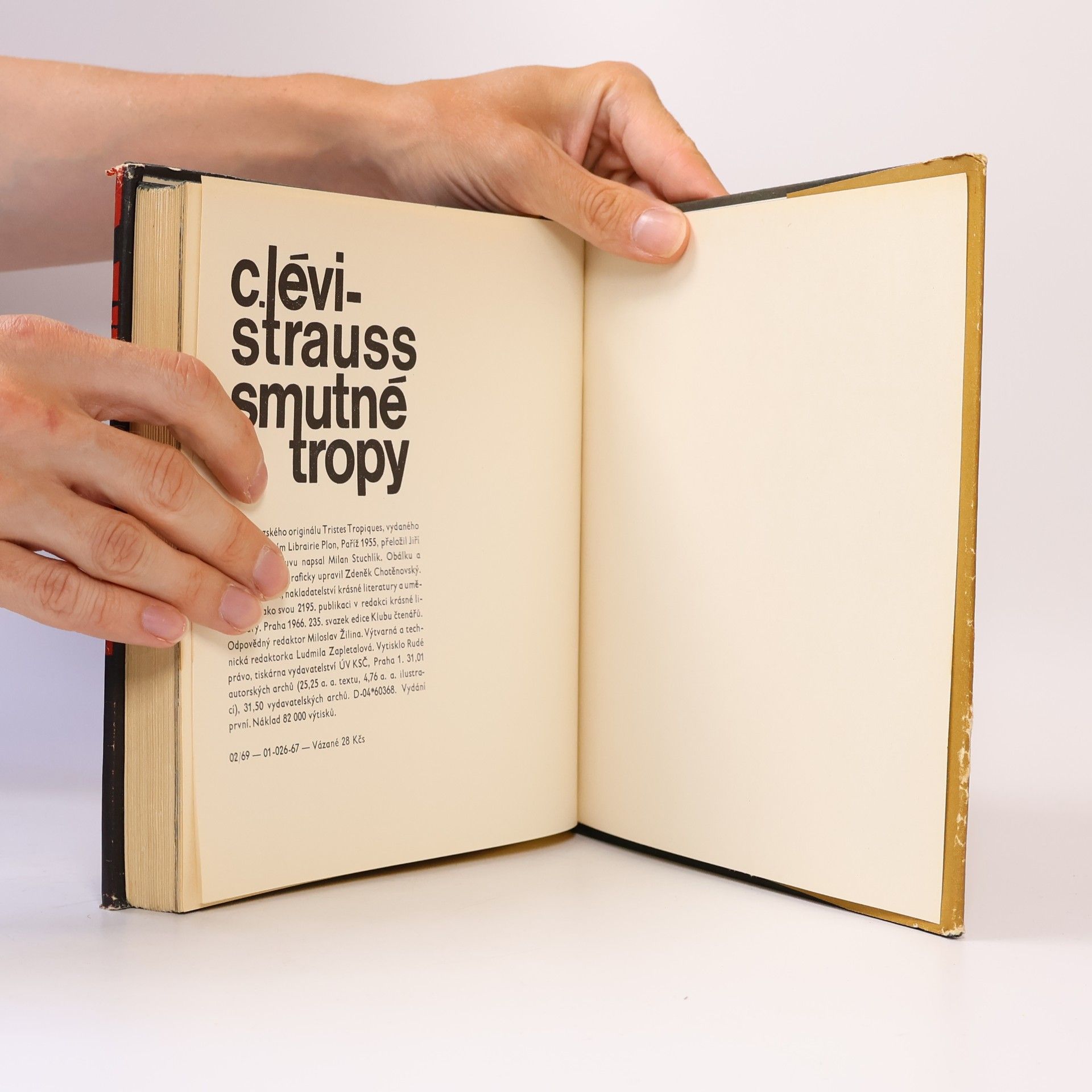 C. Lévi-Strauss Smutné tropy