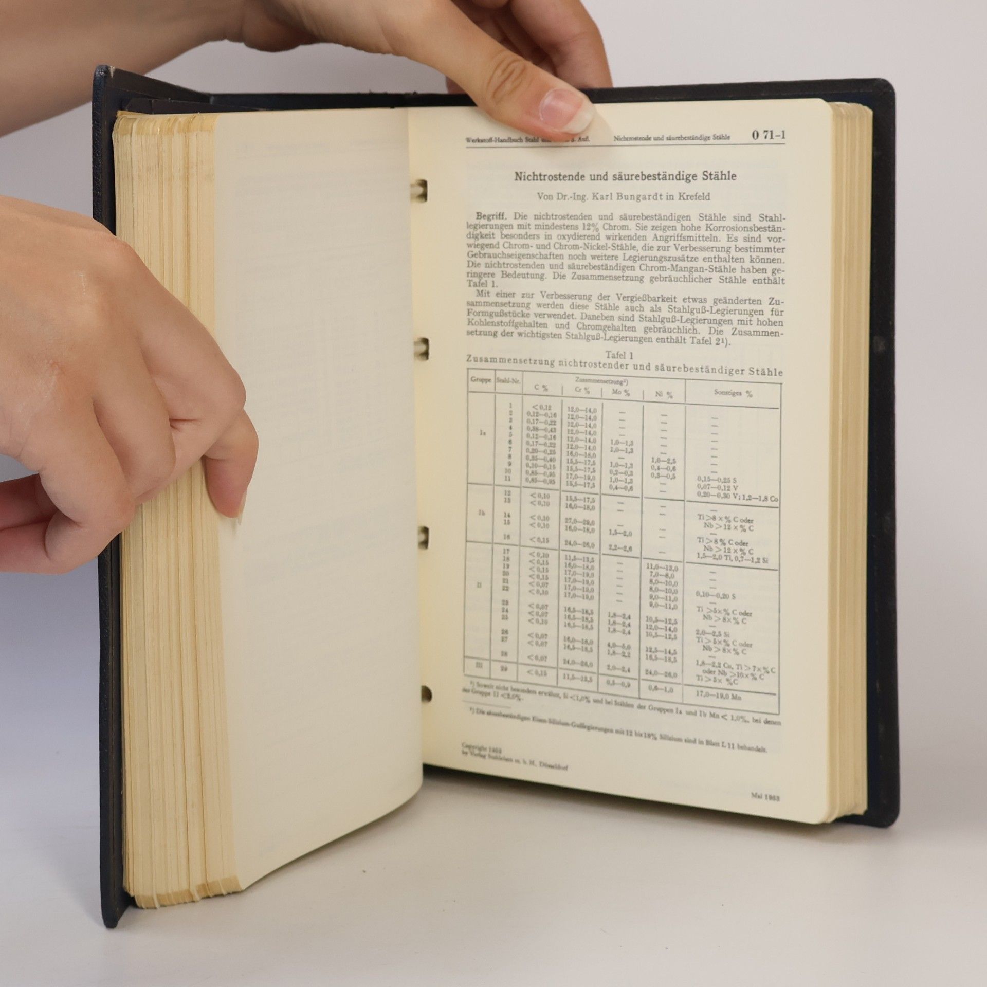 Karl Daeves Werkstoff-Handbuch Stahl und Eisen