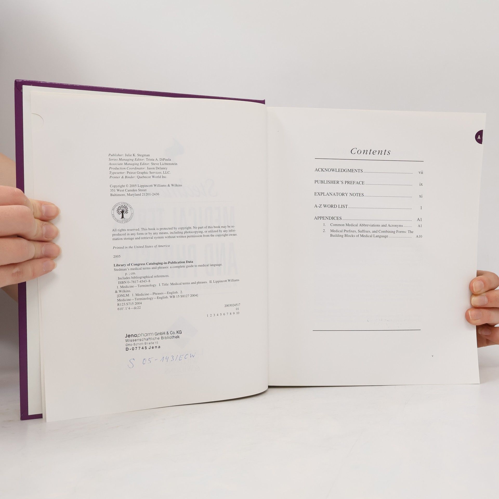 Stedman's Medical Terms and Phrases