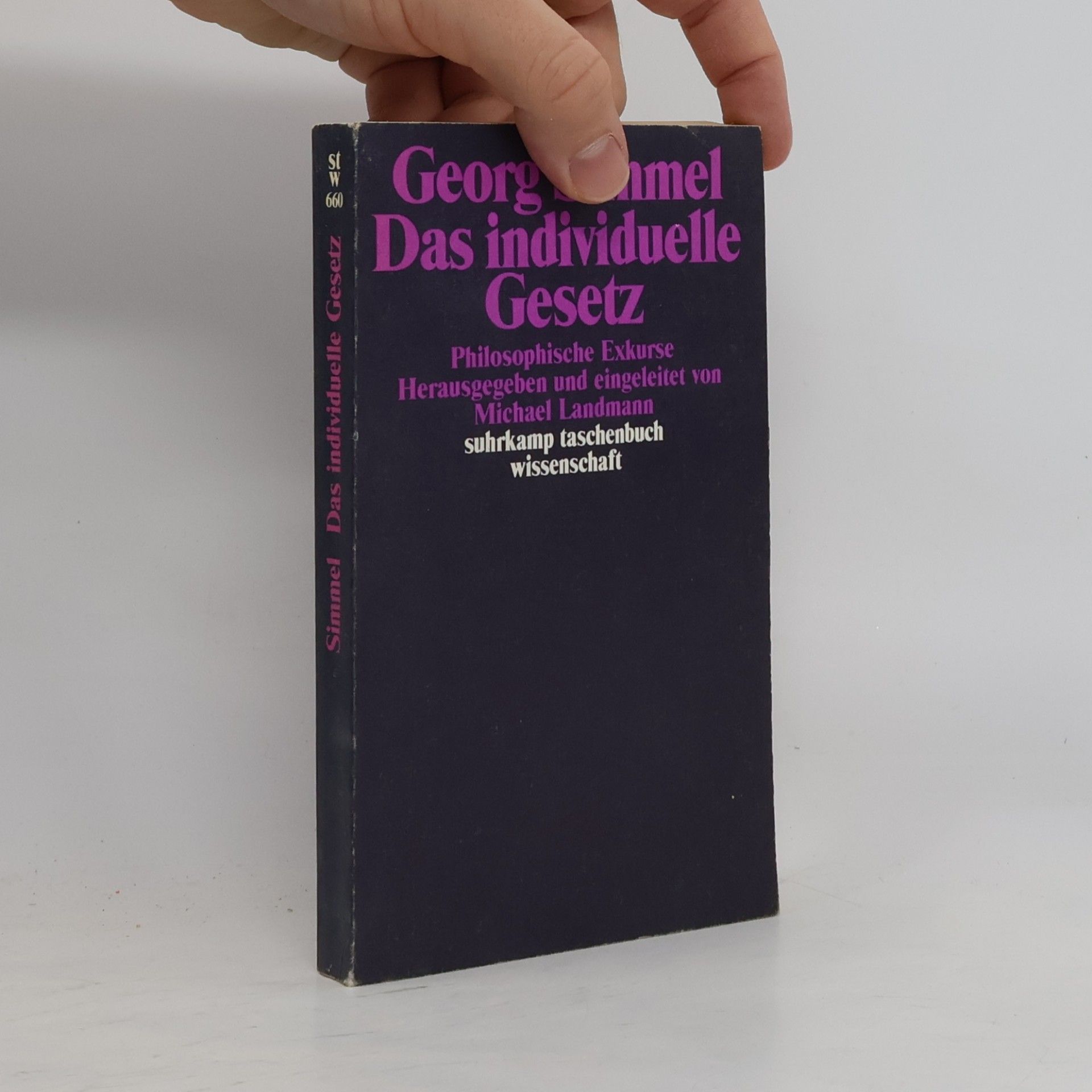 Michael Landmann Das individuelle Gesetz