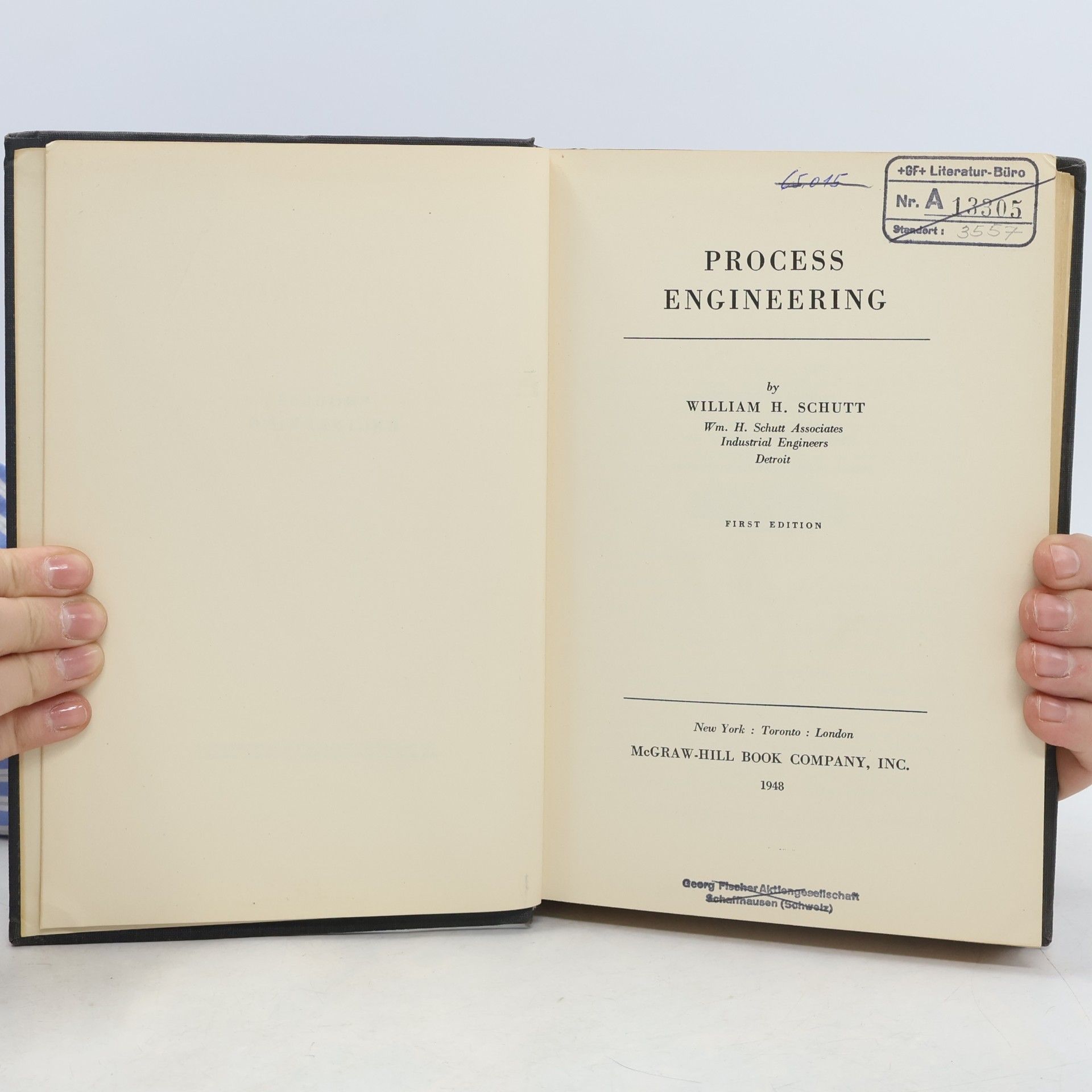 William H. Schutt Process Engineering
