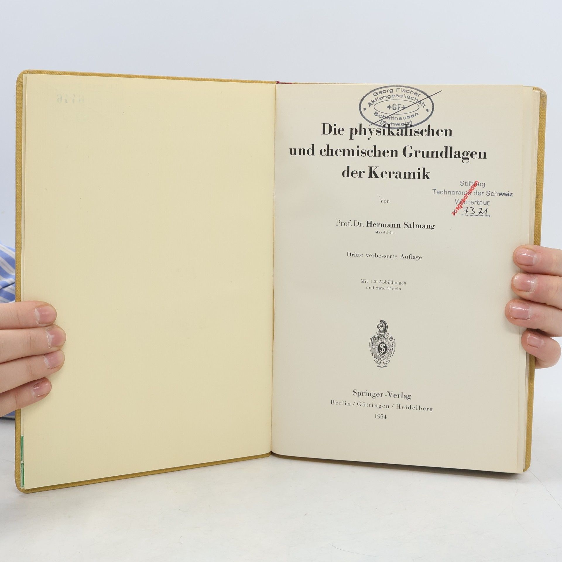 Hermann Salmang Die physikalischen und chemischen Grundlagen der Keramik
