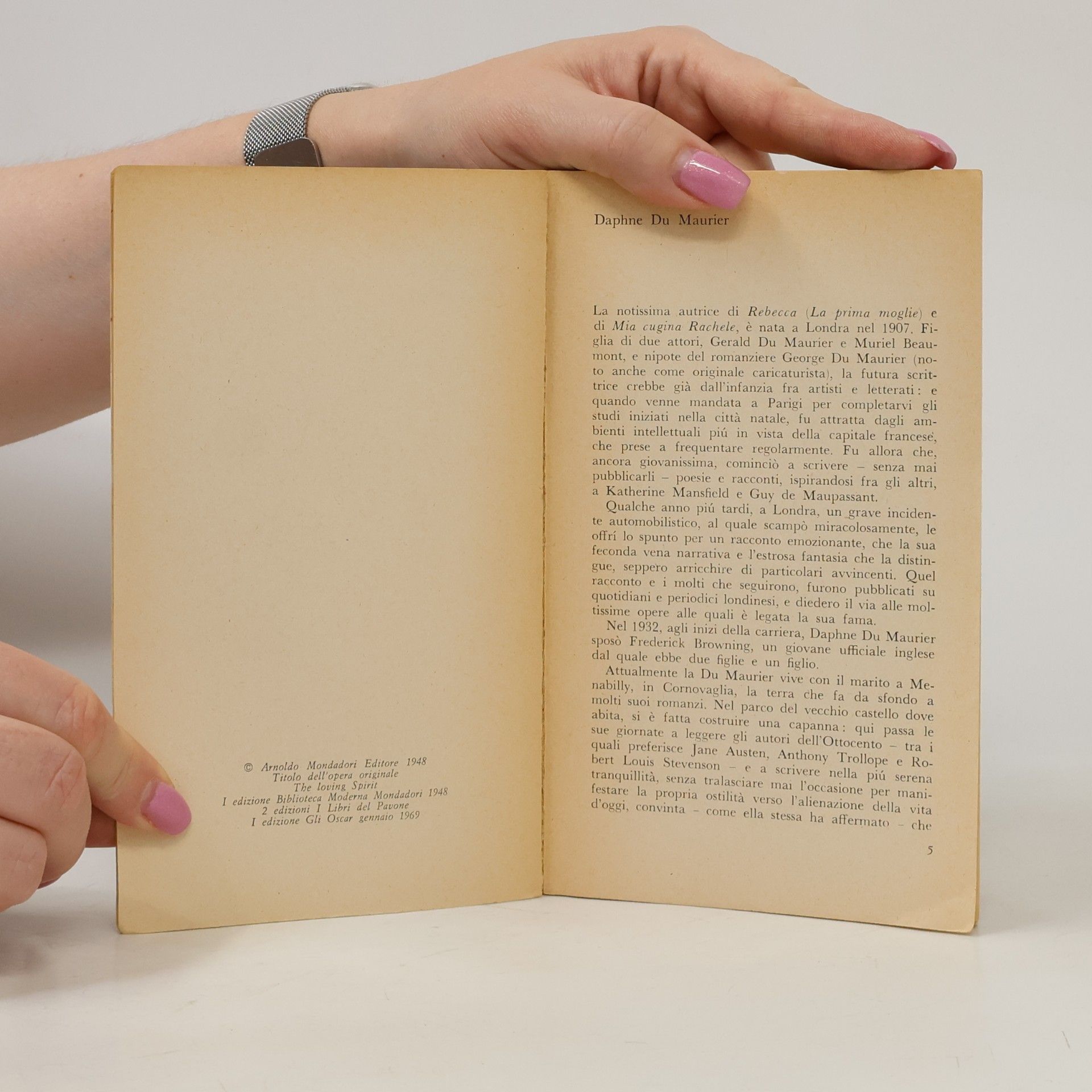 Daphne du Maurier Spirito d'amore