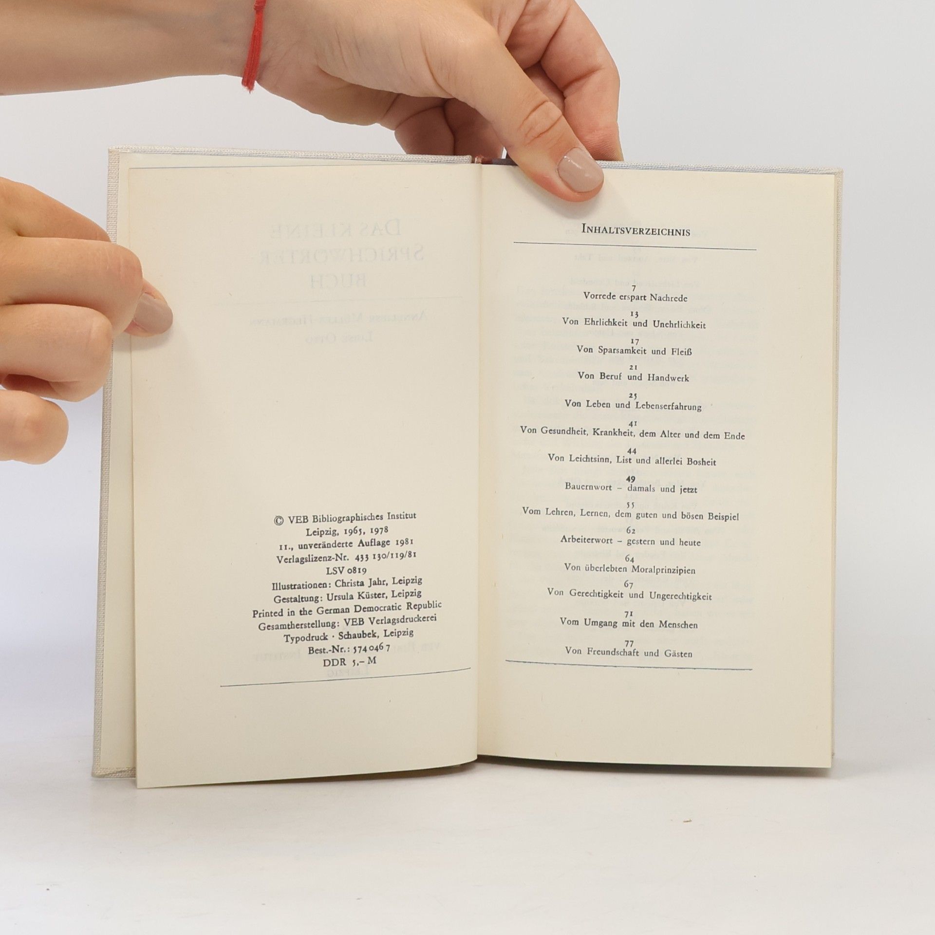 Autorenkollektiv Das Kleine Sprichwörter-buch