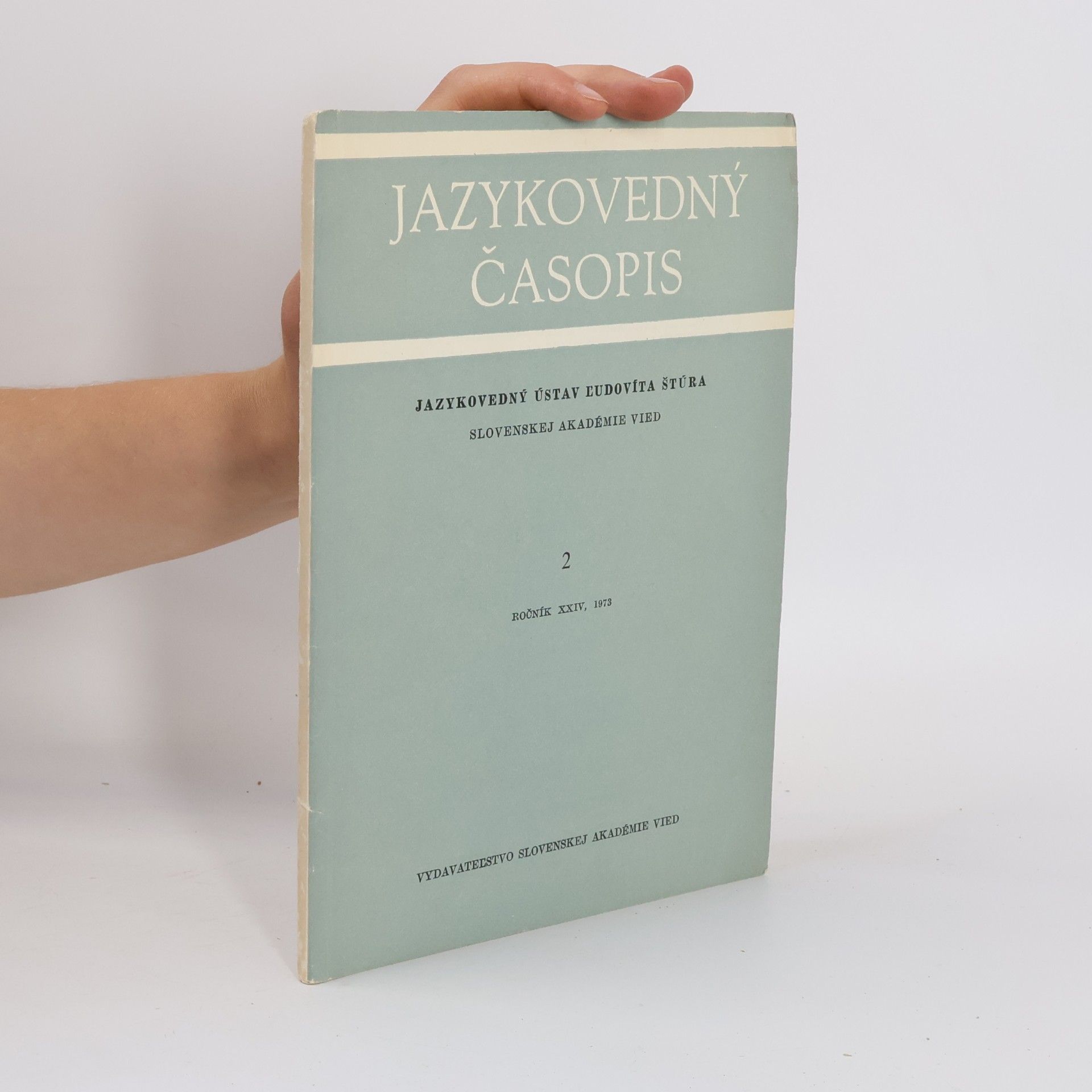 Autorenkollektiv Jazykovedný časopis 2/1973